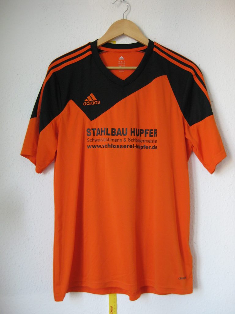 Adidas Orange & Black Climacool Sports T-Shirt Large -3098