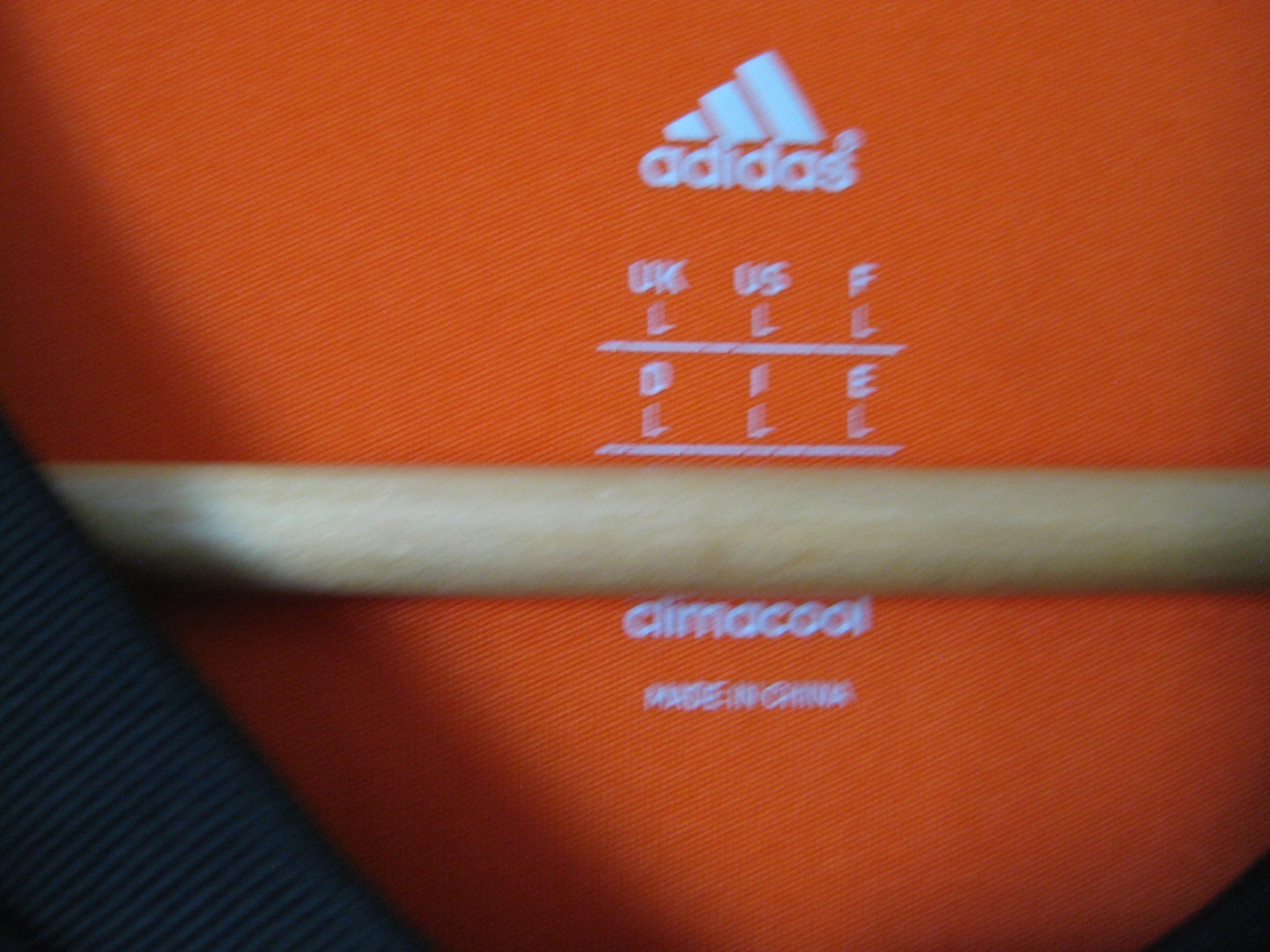 Adidas Orange & Black Climacool Sports T-Shirt Large -3098 image 10