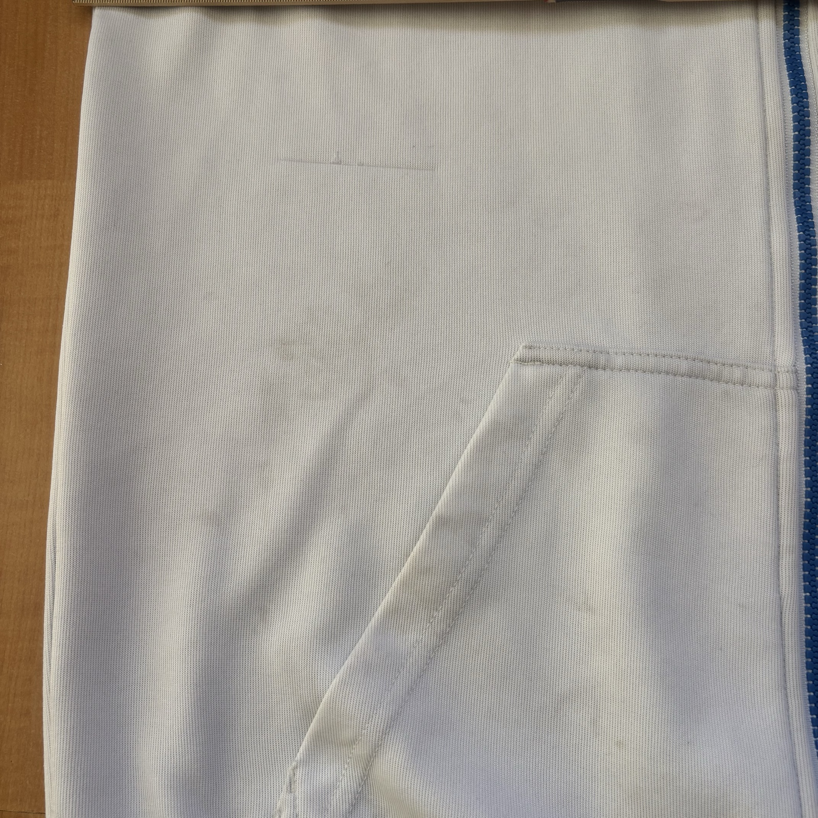 Adidas White & Blue Hoodie & Joggers Tracksuit Medium image 5