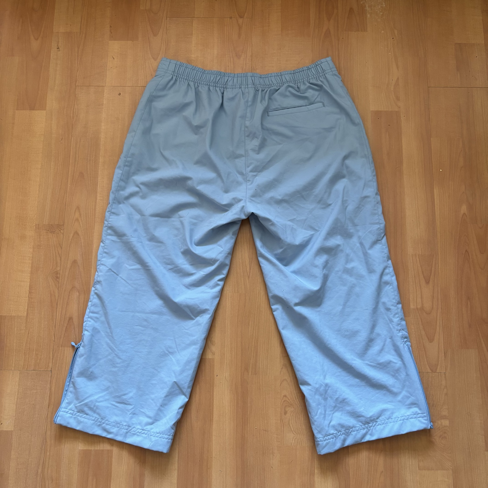 Nike Blue & Beige Women's Size Large Sports Capri Pants image 3