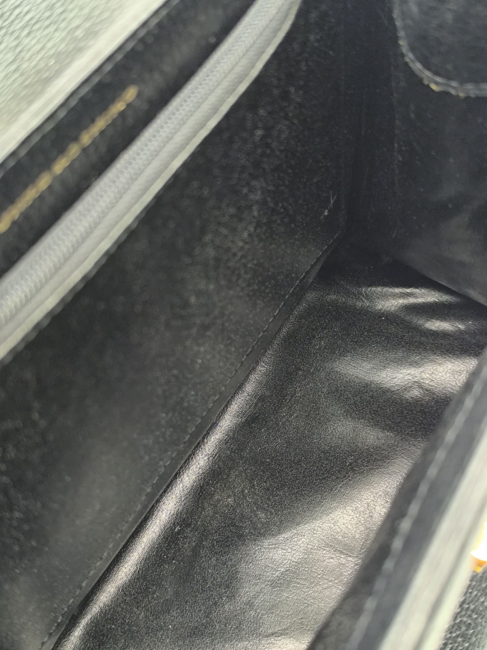 Junko Koshino Black Leather Top Handle Bag Gold Hardware Other image 10