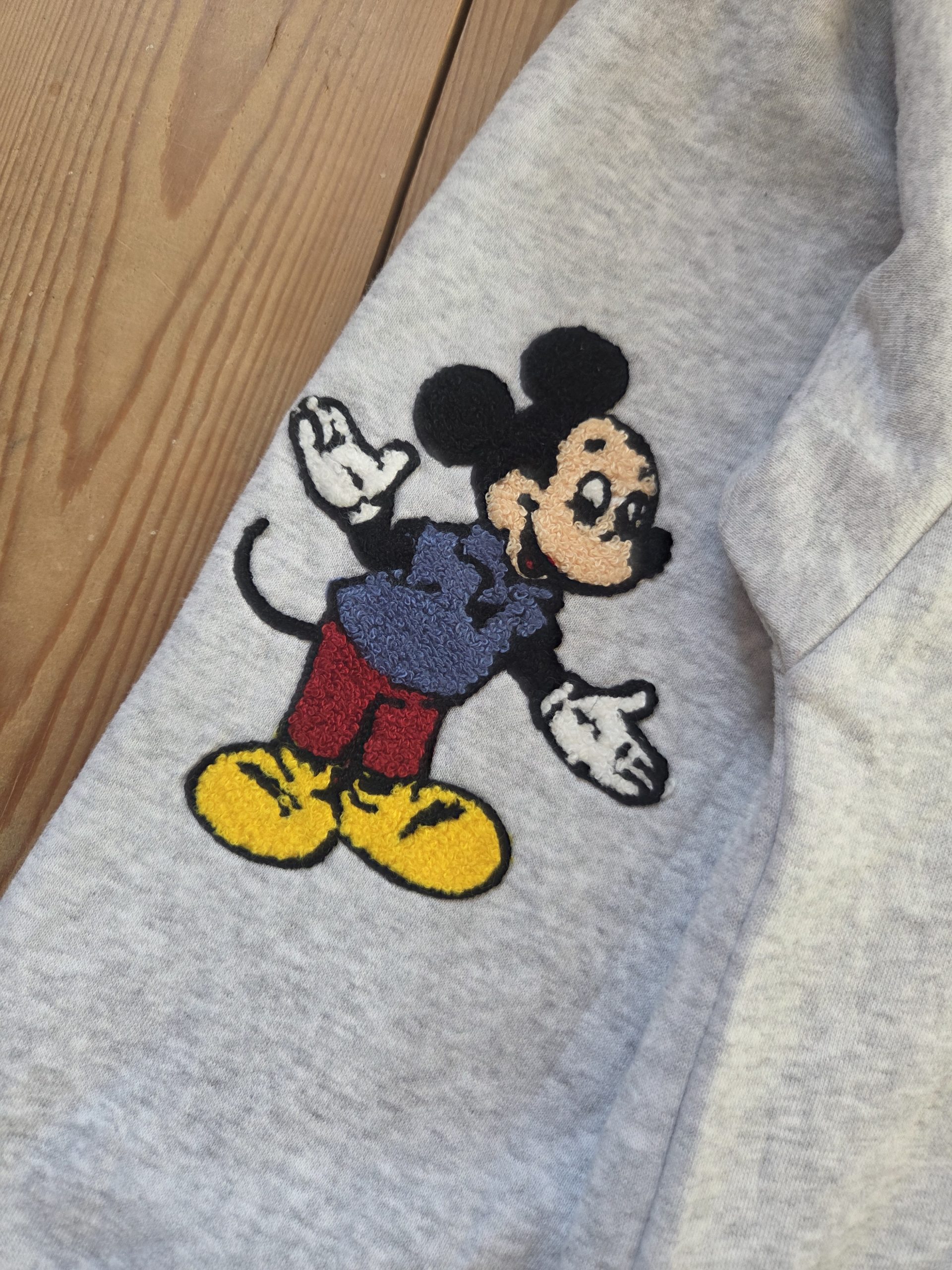 Disney 100 Minnie Mouse Mickey Alice Bambi Grey Zip Hoodie Size M image 10