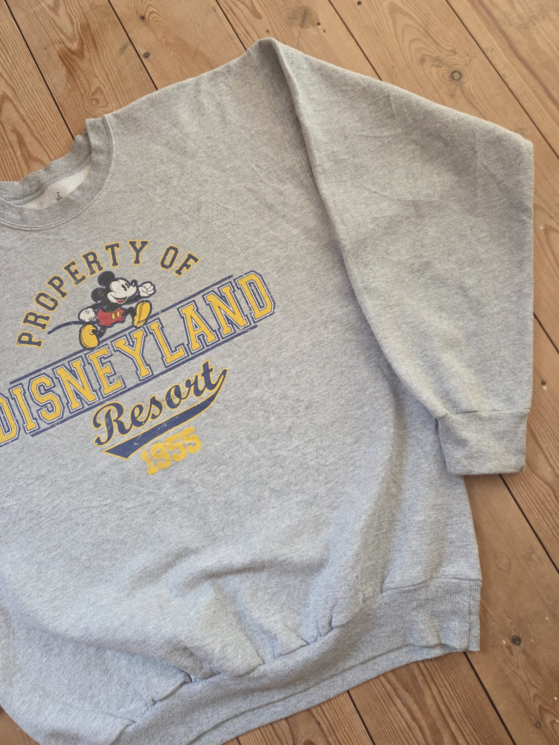 Disneyland Resort 1955 Mickey Mouse Grey Sweatshirt Size M Hanes image 7
