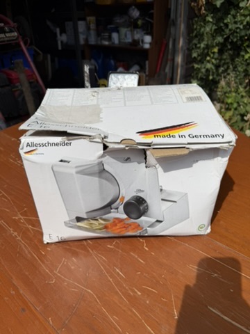 Ritter White Electric Food Slicer E16 65W Made in Germany image 5
