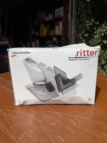 Ritter White Electric Food Slicer E16 65W Made in Germany image 4