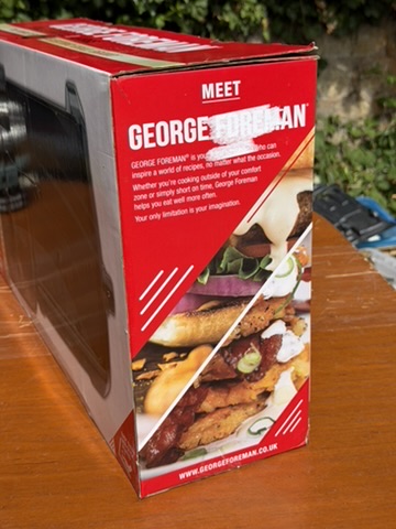 George Foreman Black Indoor Grill & Griddle Cooker image 3