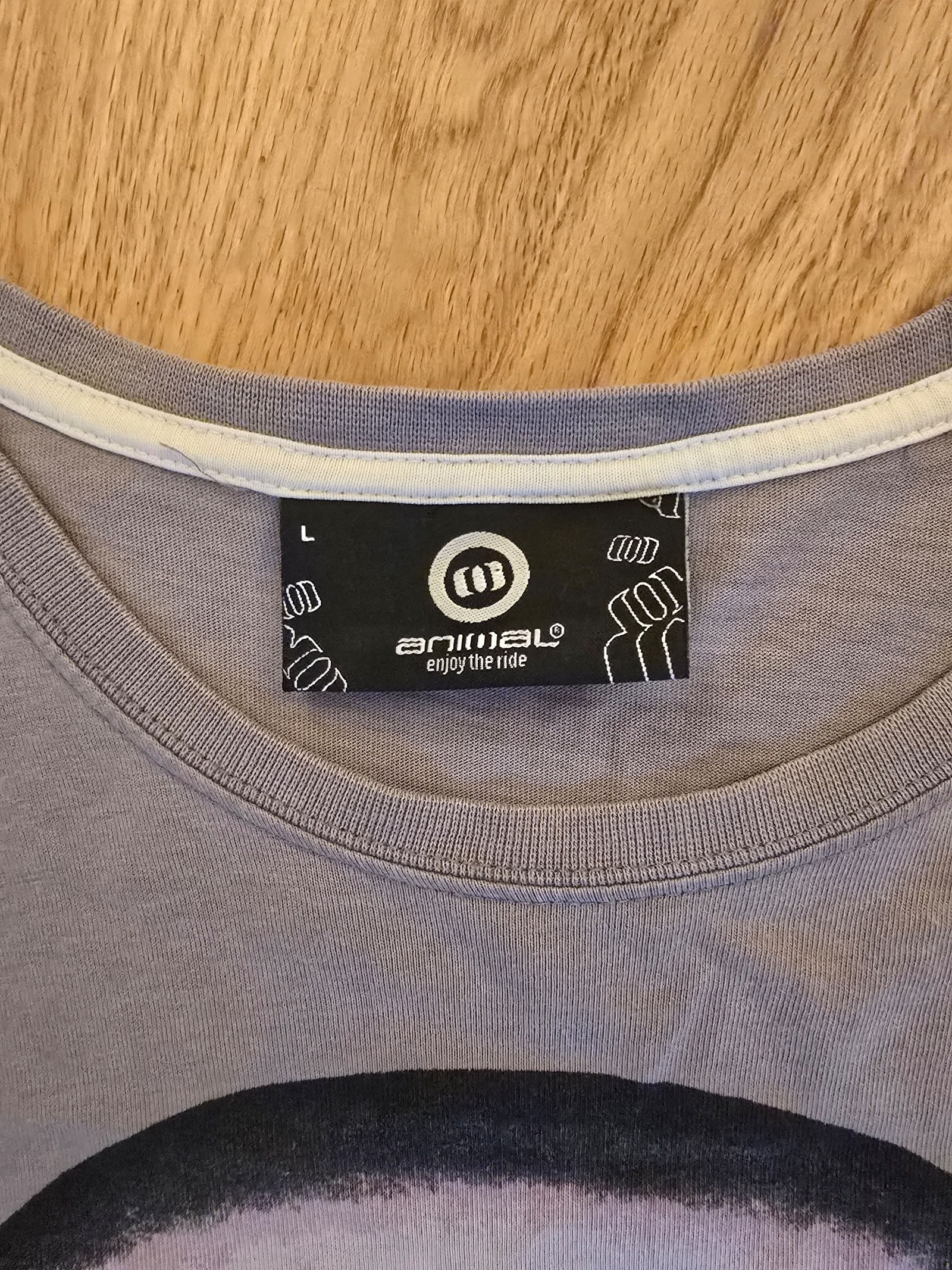 Animal Grey Light Bulb Graphic T-Shirt Large image 2