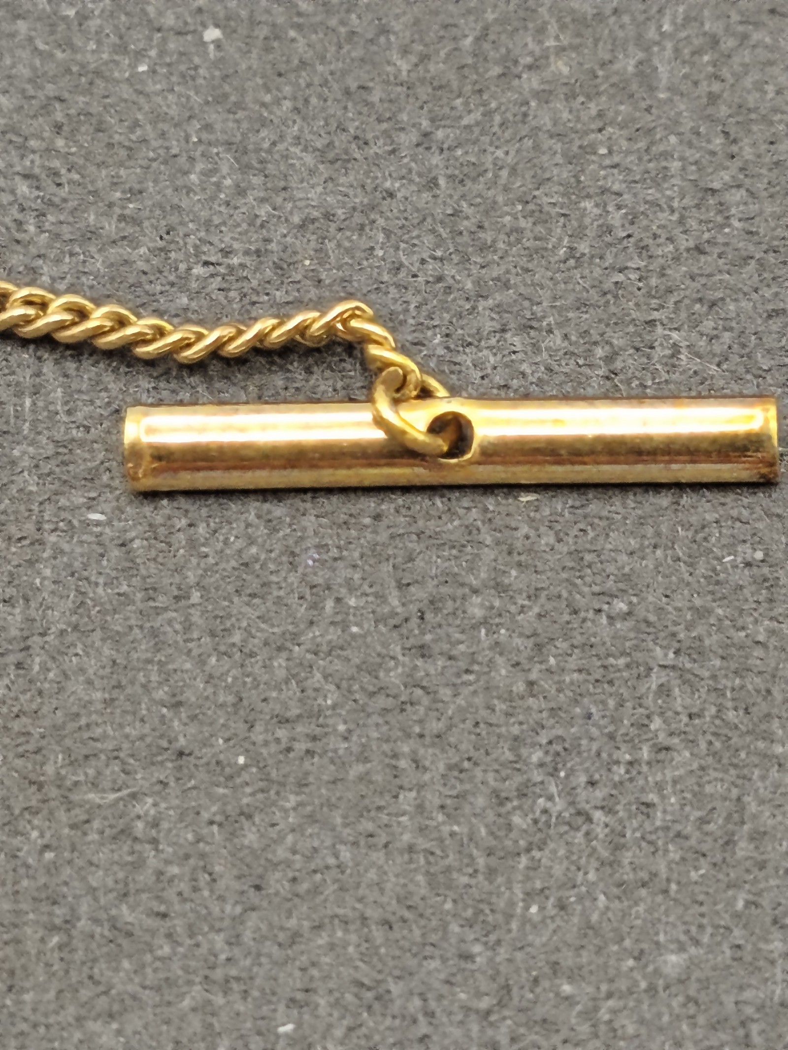 Dior Gold Tone & Enamel Tie Tack Pin image 7