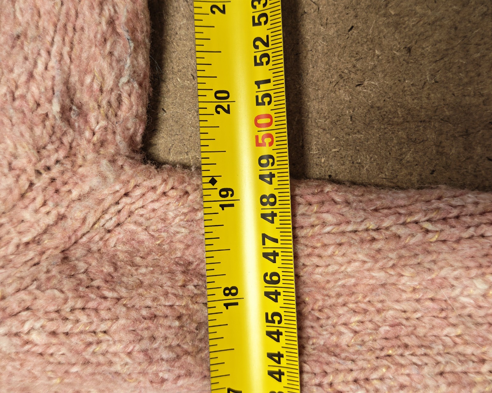 L.L.Bean Women's Pink Shawl Collar Sweater Large-Regular Wool Blend image 4
