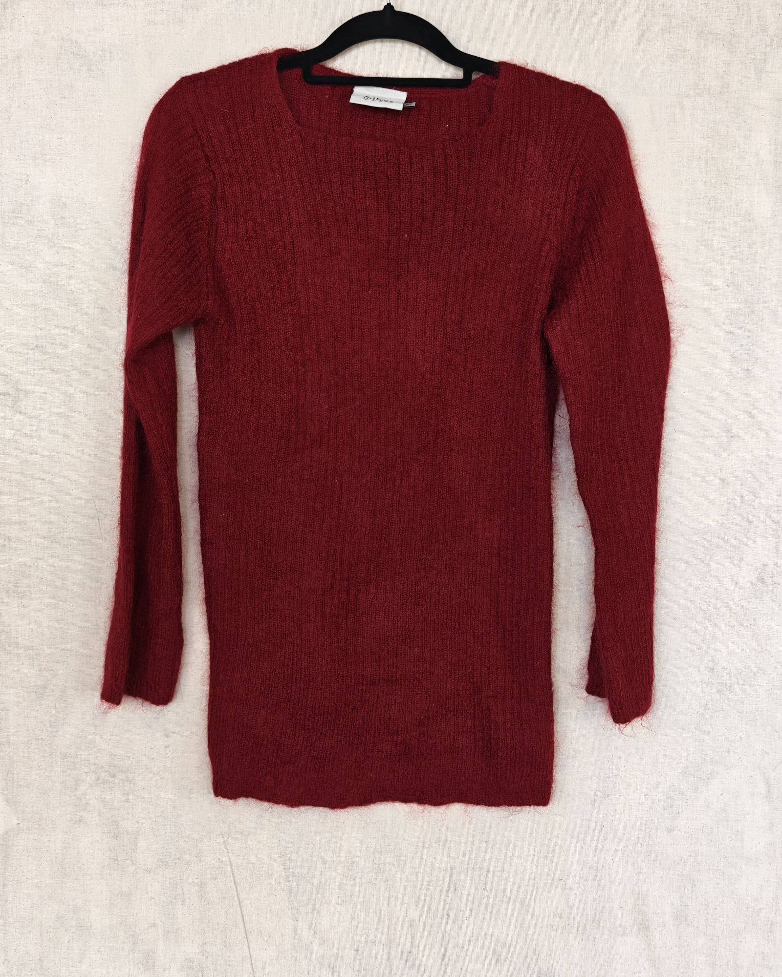 InWear Red Mohair Blend Jumper Medium