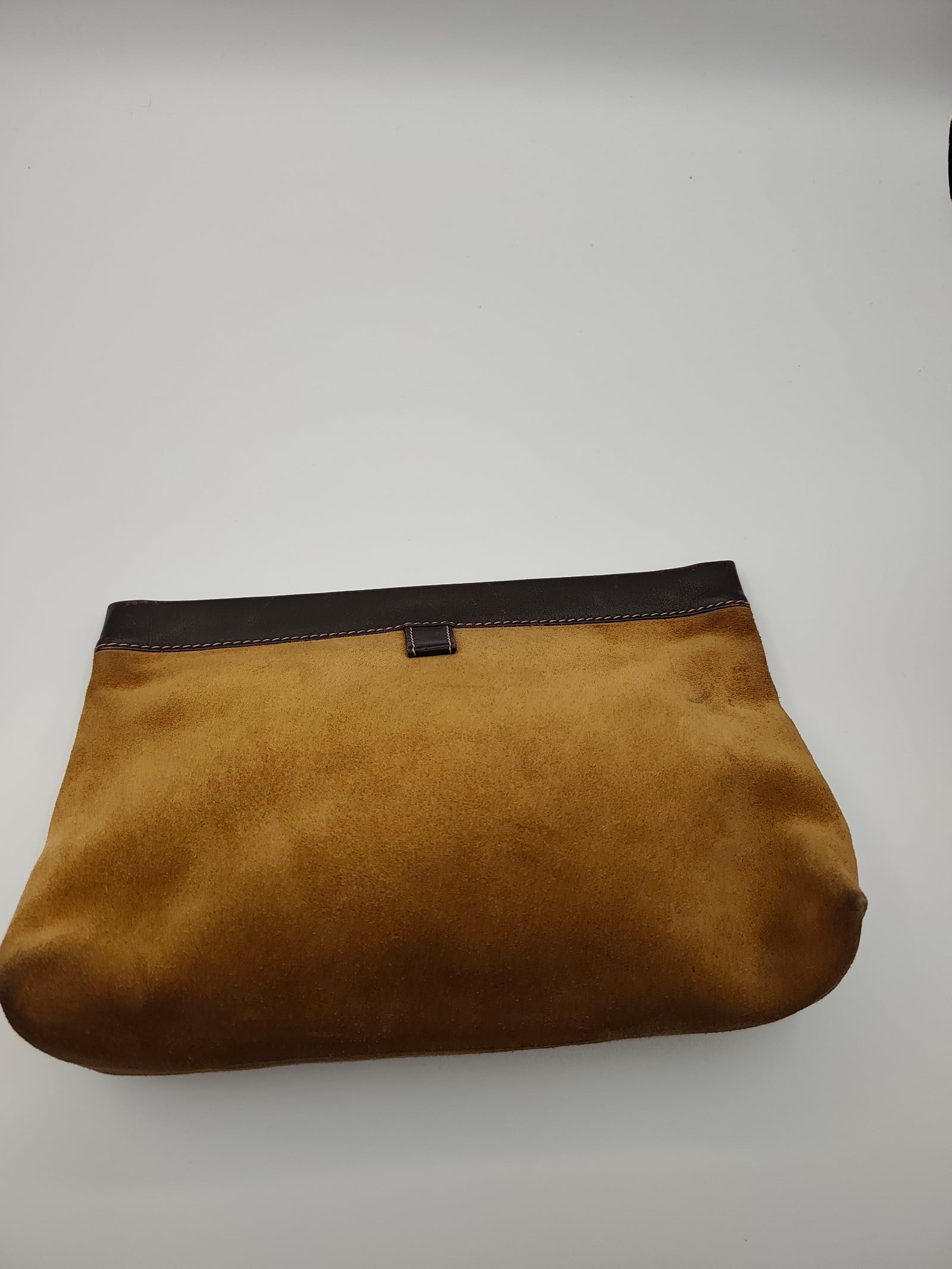 Loewe Women's Brown Suede & Leather Clutch Bag Other image 5