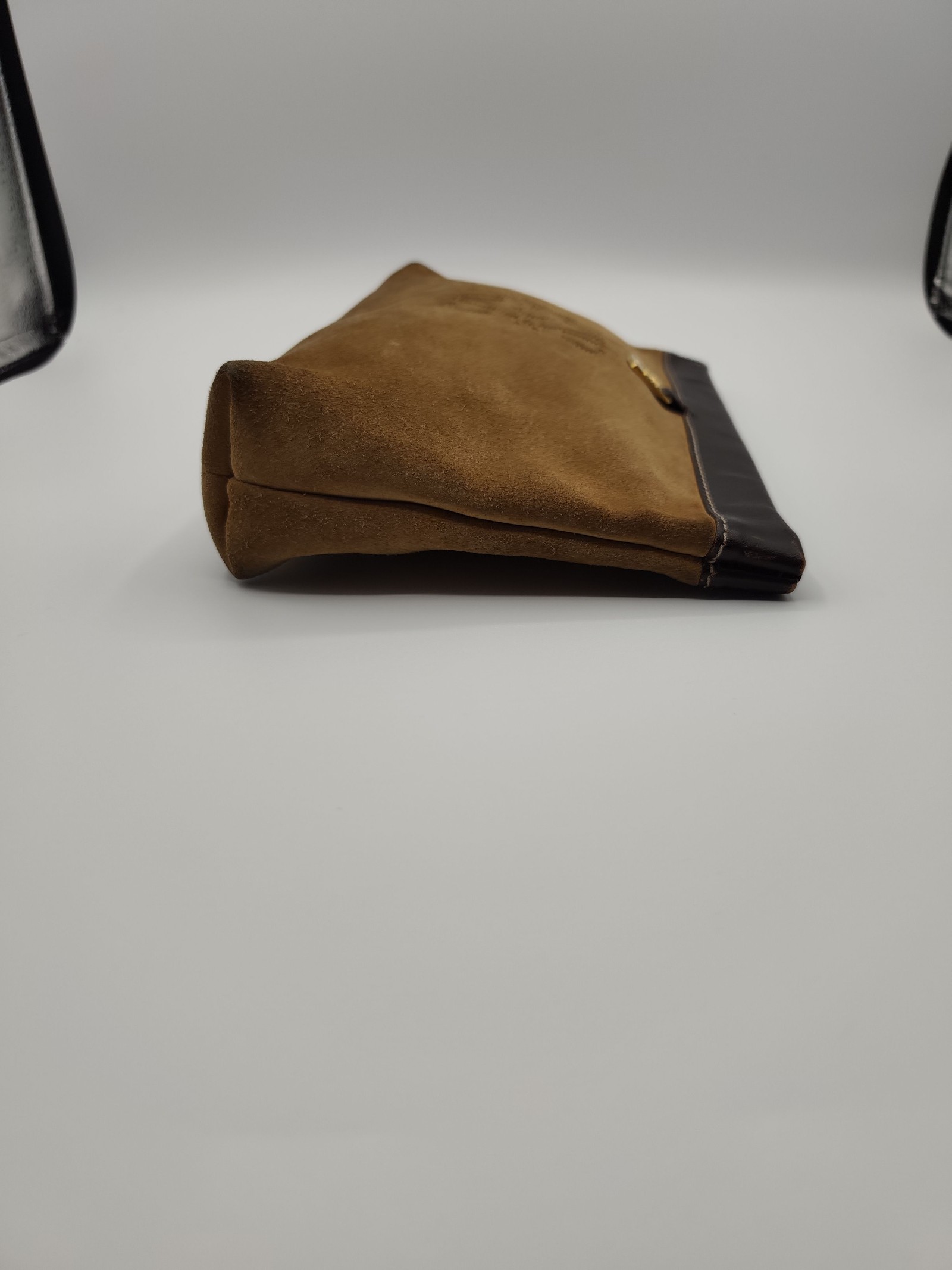Loewe Women's Brown Suede & Leather Clutch Bag Other image 6
