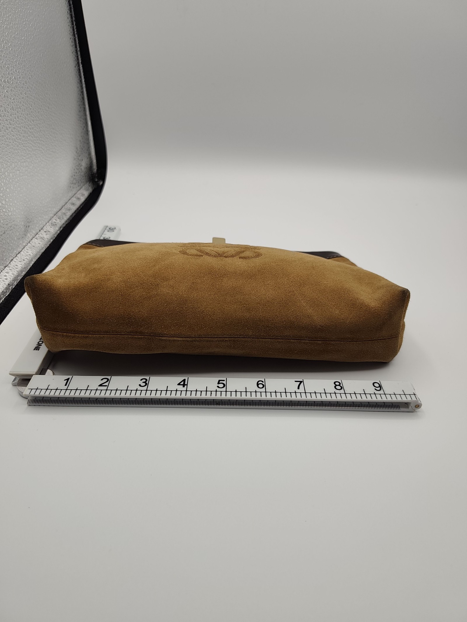 Loewe Women's Brown Suede & Leather Clutch Bag Other image 7