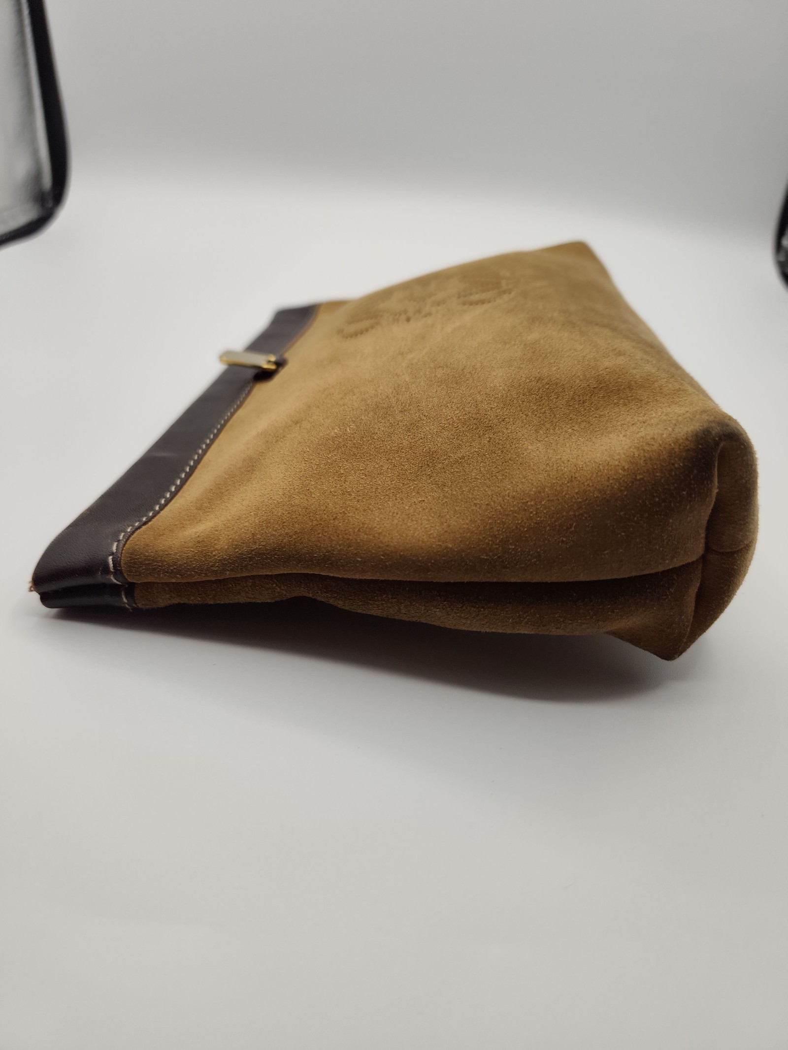 Loewe Women's Brown Suede & Leather Clutch Bag Other image 10