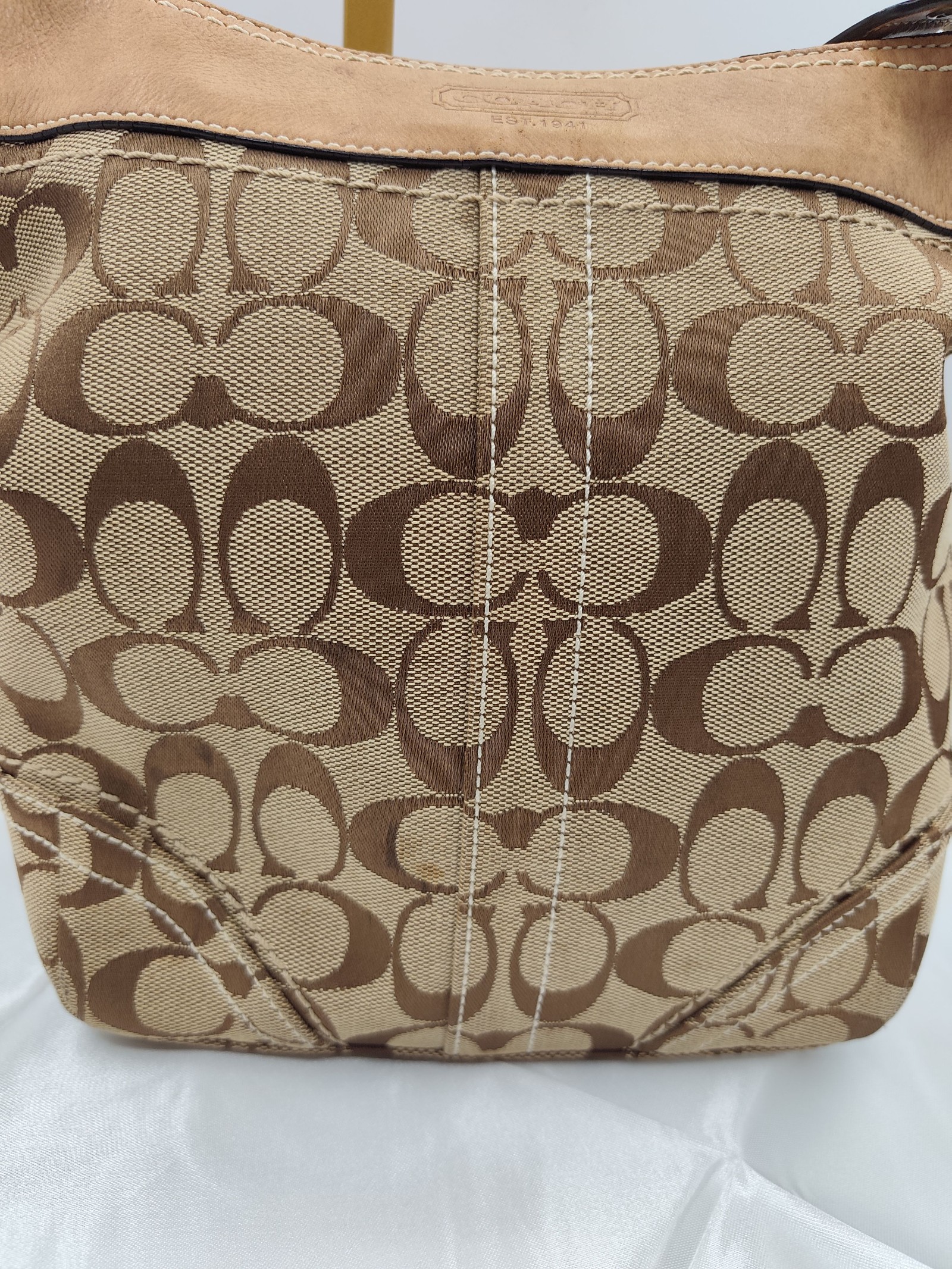 Coach Women's Brown Signature Canvas Crossbody Bag Other image 3