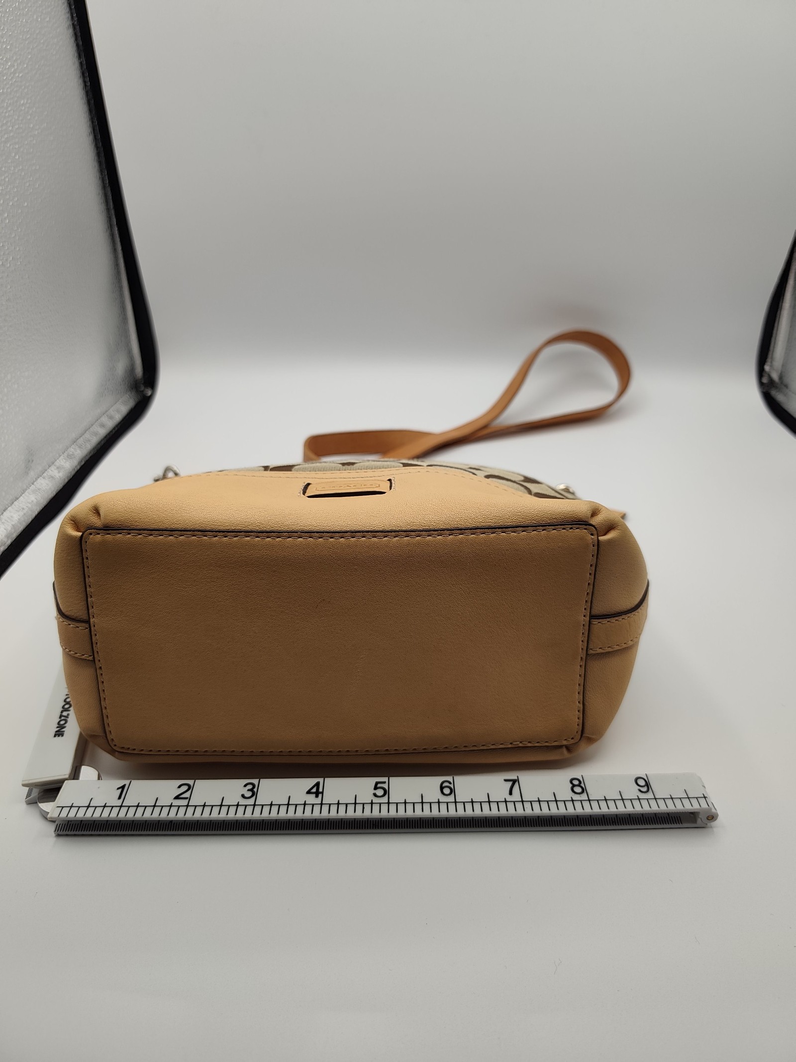 Coach Brown & Beige Signature Canvas Crossbody Bag Other image 4