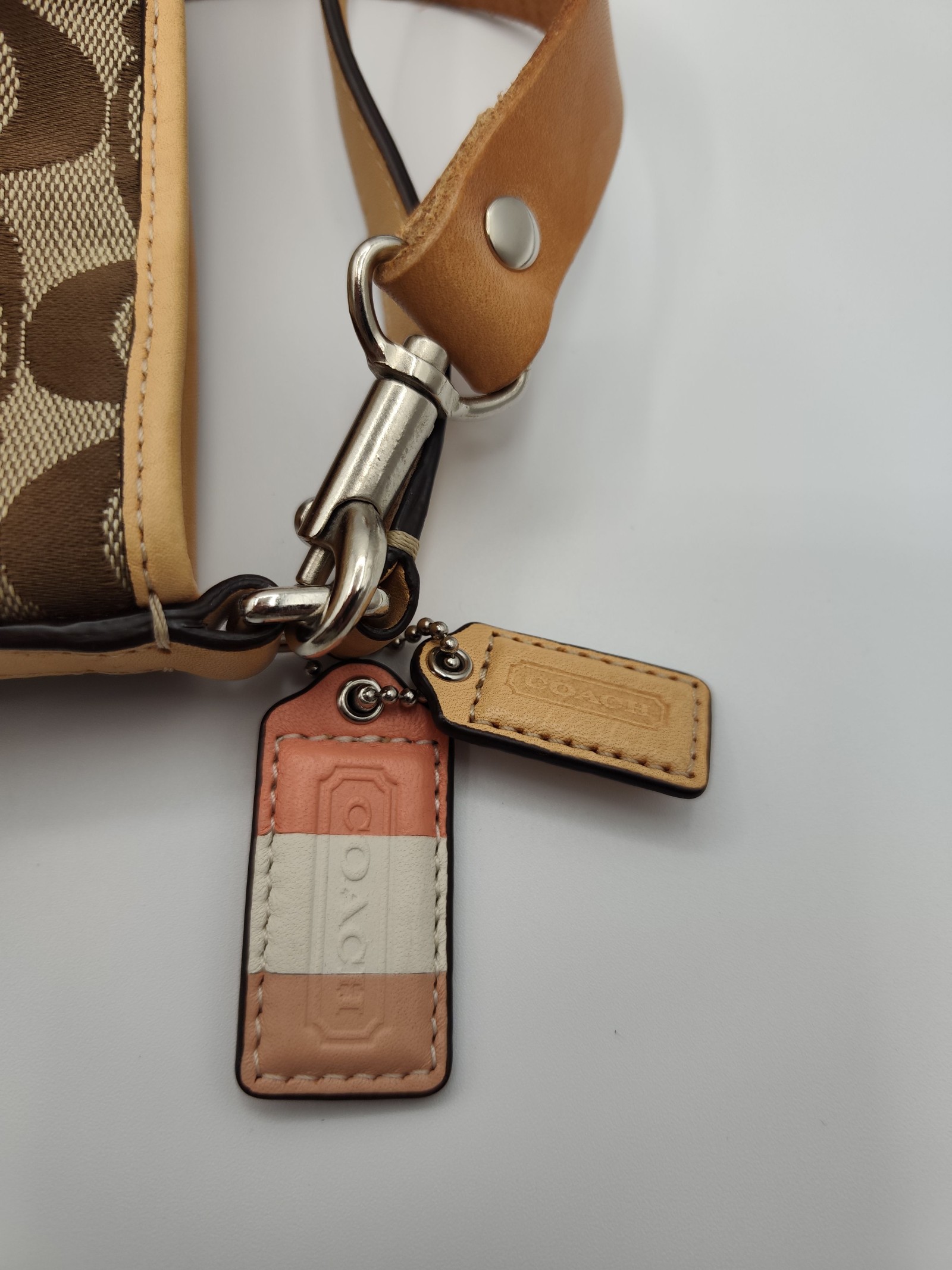 Coach Brown & Beige Signature Canvas Crossbody Bag Other image 7