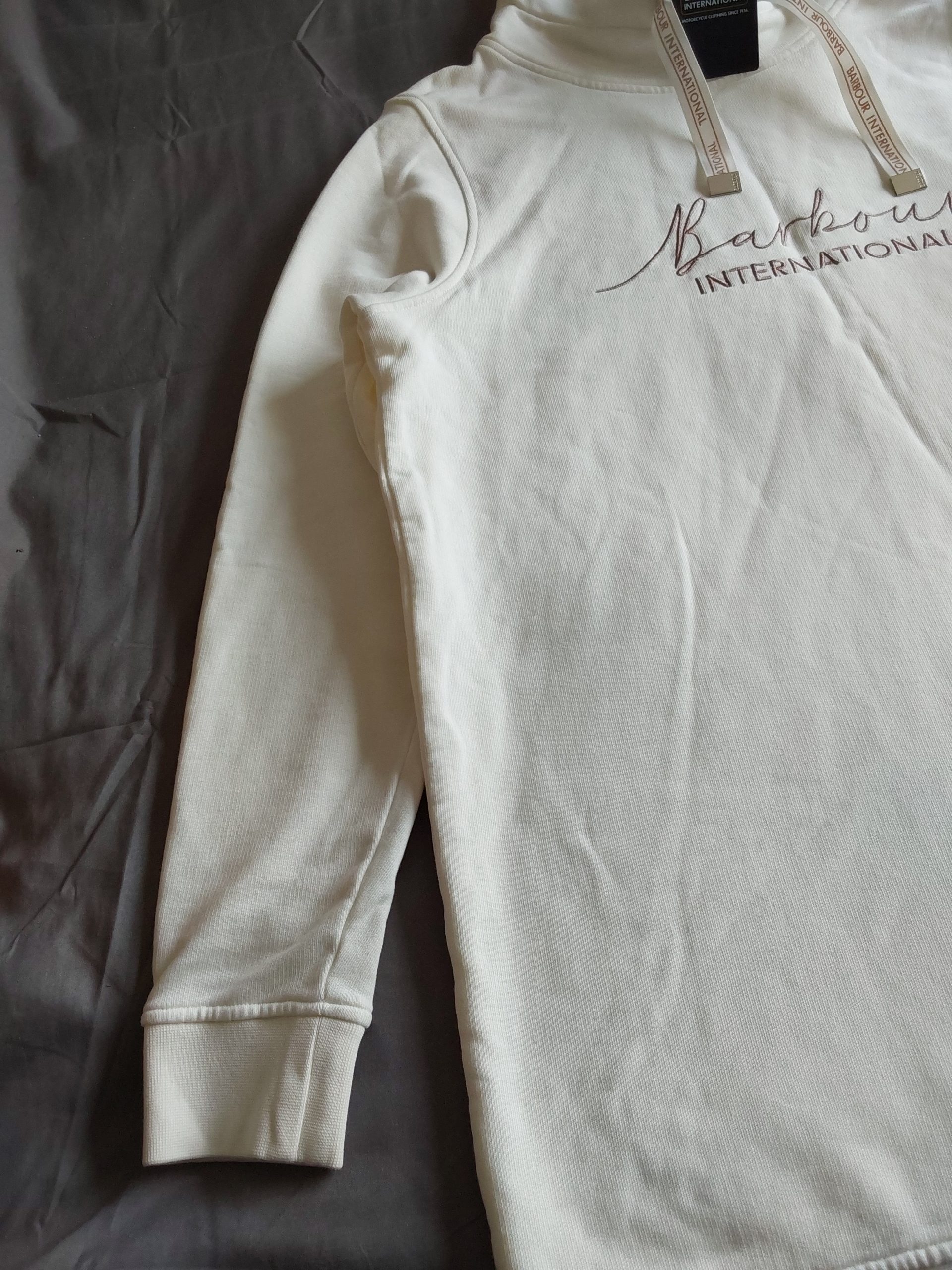 Barbour International Women's Cream Sweatshirt UK 14 Large BNWT image 2