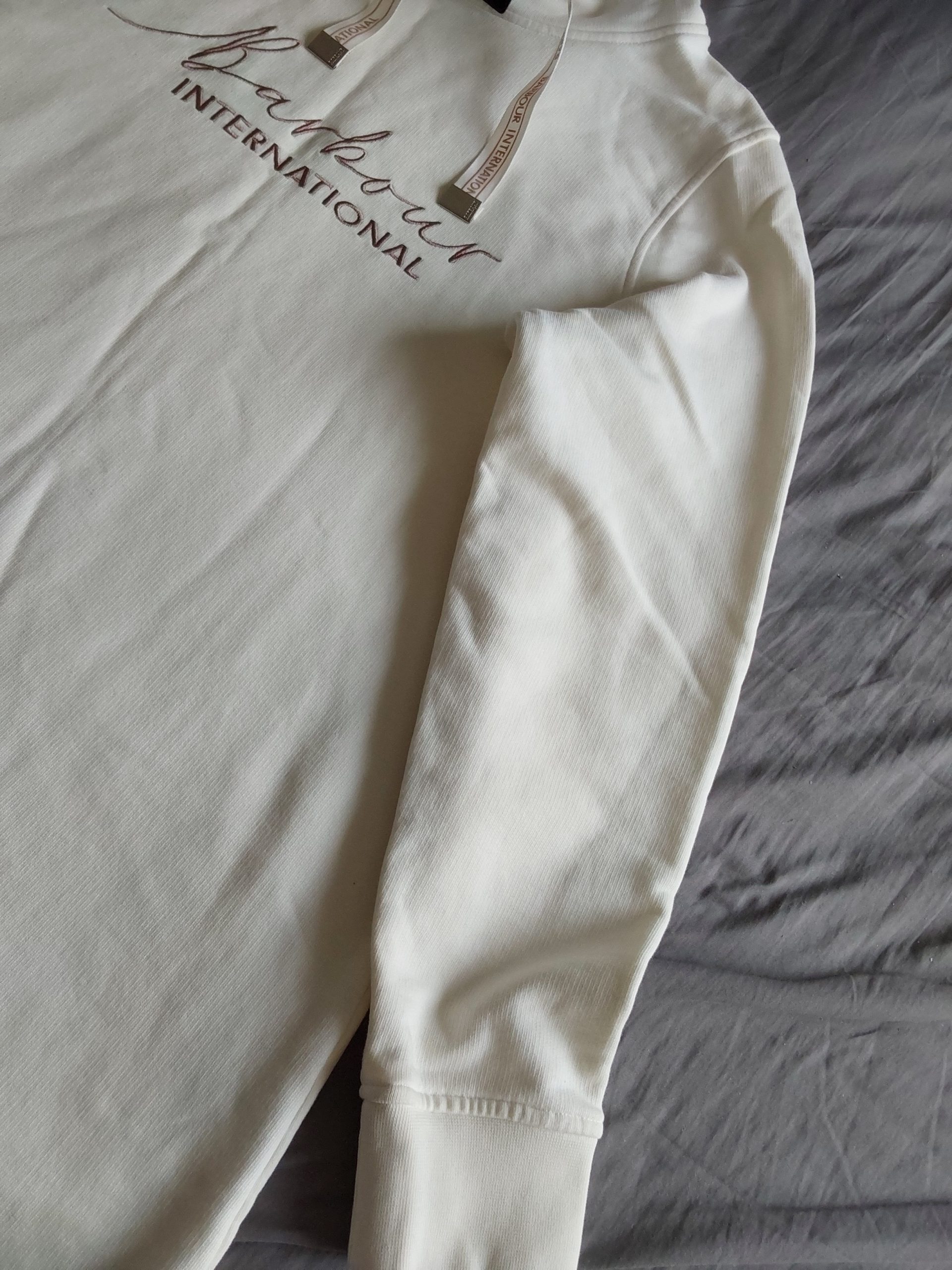 Barbour International Women's Cream Sweatshirt UK 14 Large BNWT image 3