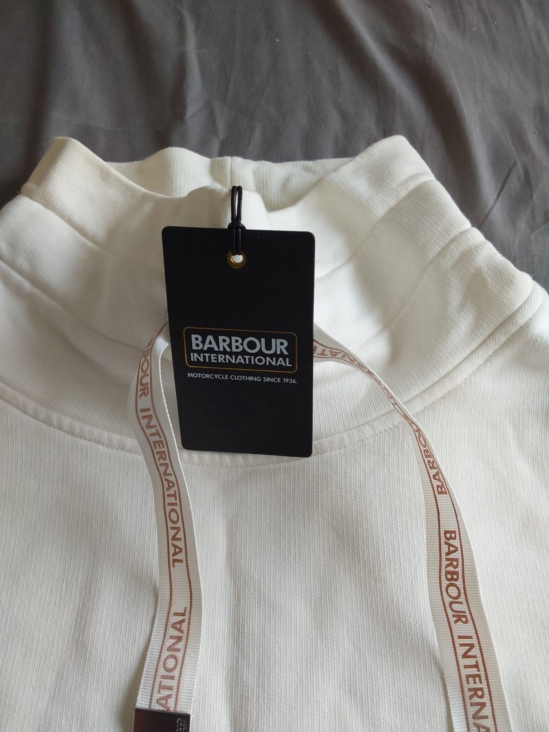 Barbour International Women's Cream Sweatshirt UK 14 Large BNWT image 4