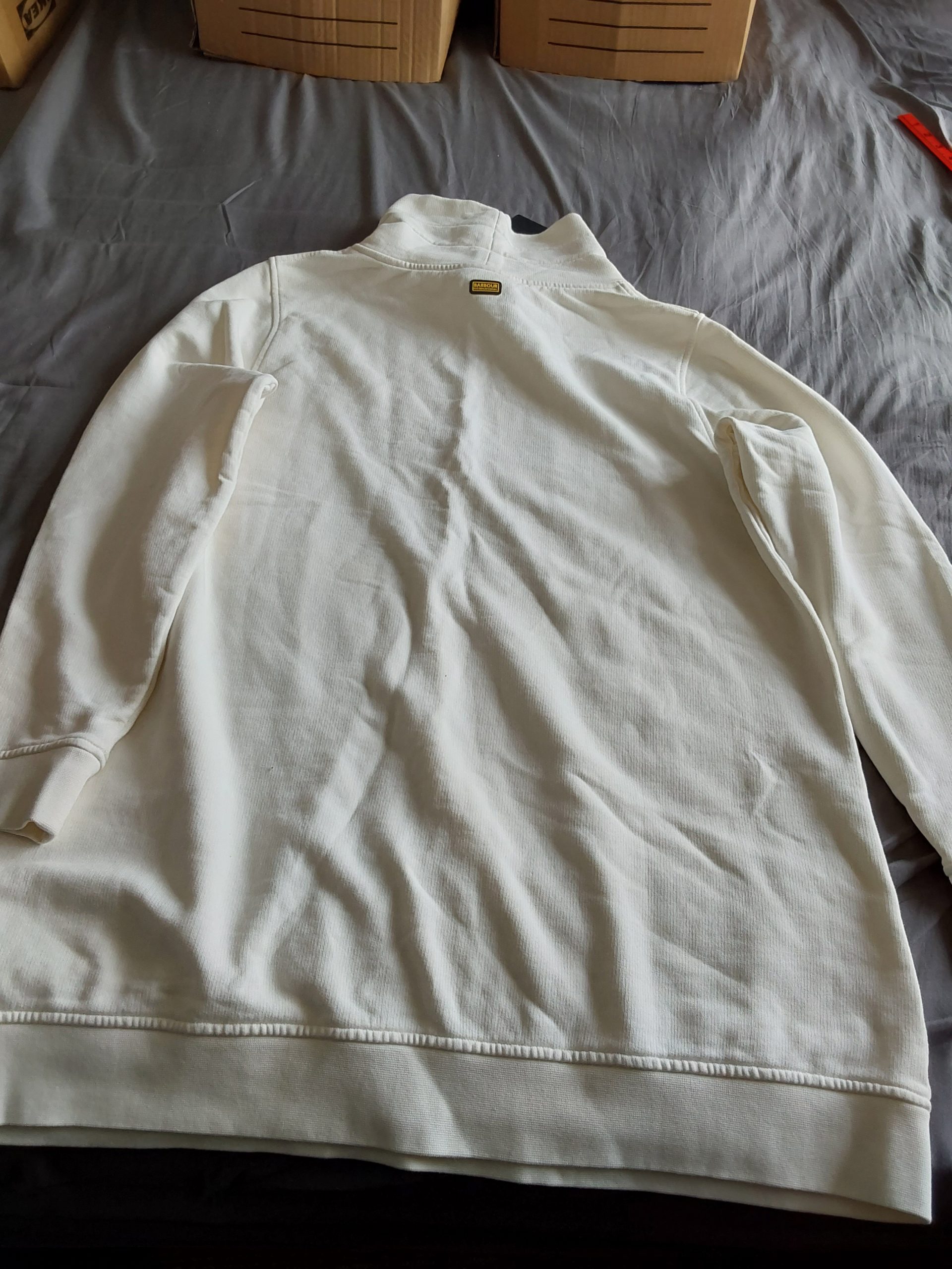Barbour International Women's Cream Sweatshirt UK 14 Large BNWT image 7