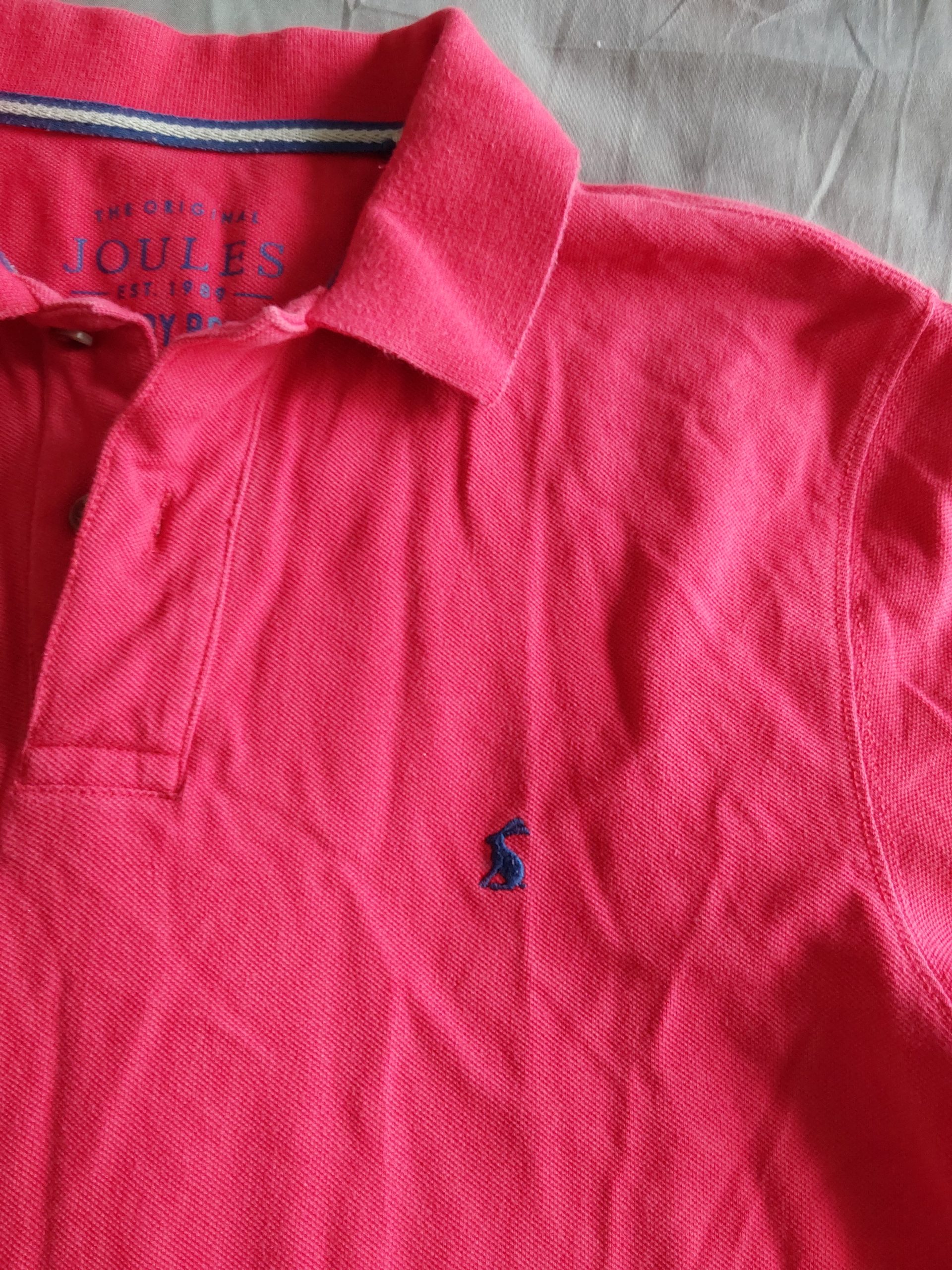 Joules Red Woody Polo Medium Classic Fit Cotton Polo Shirt image 2