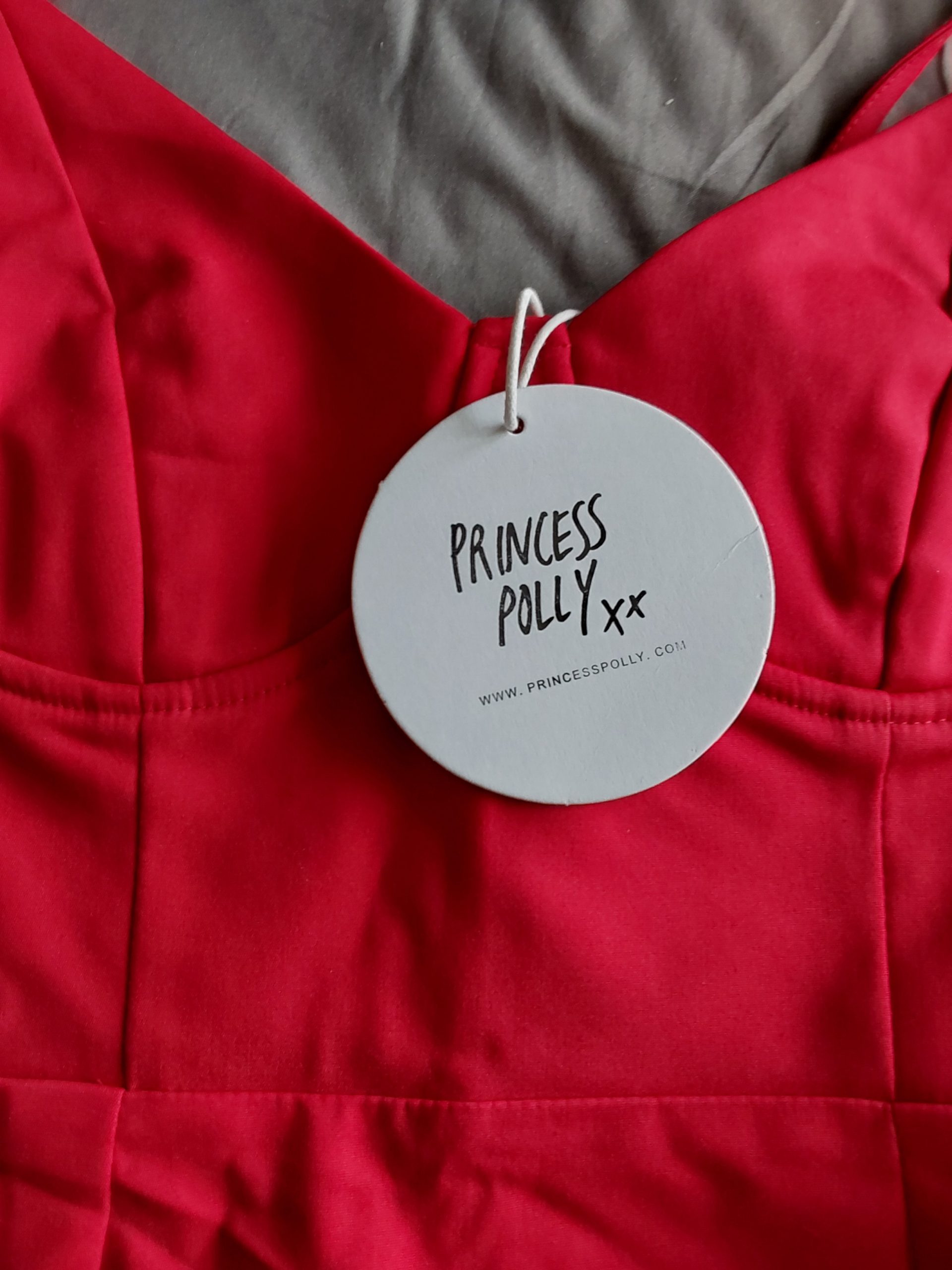 Princess Polly Red Sleeveless Mini Dress UK 12 BNWT Stunning Party image 2