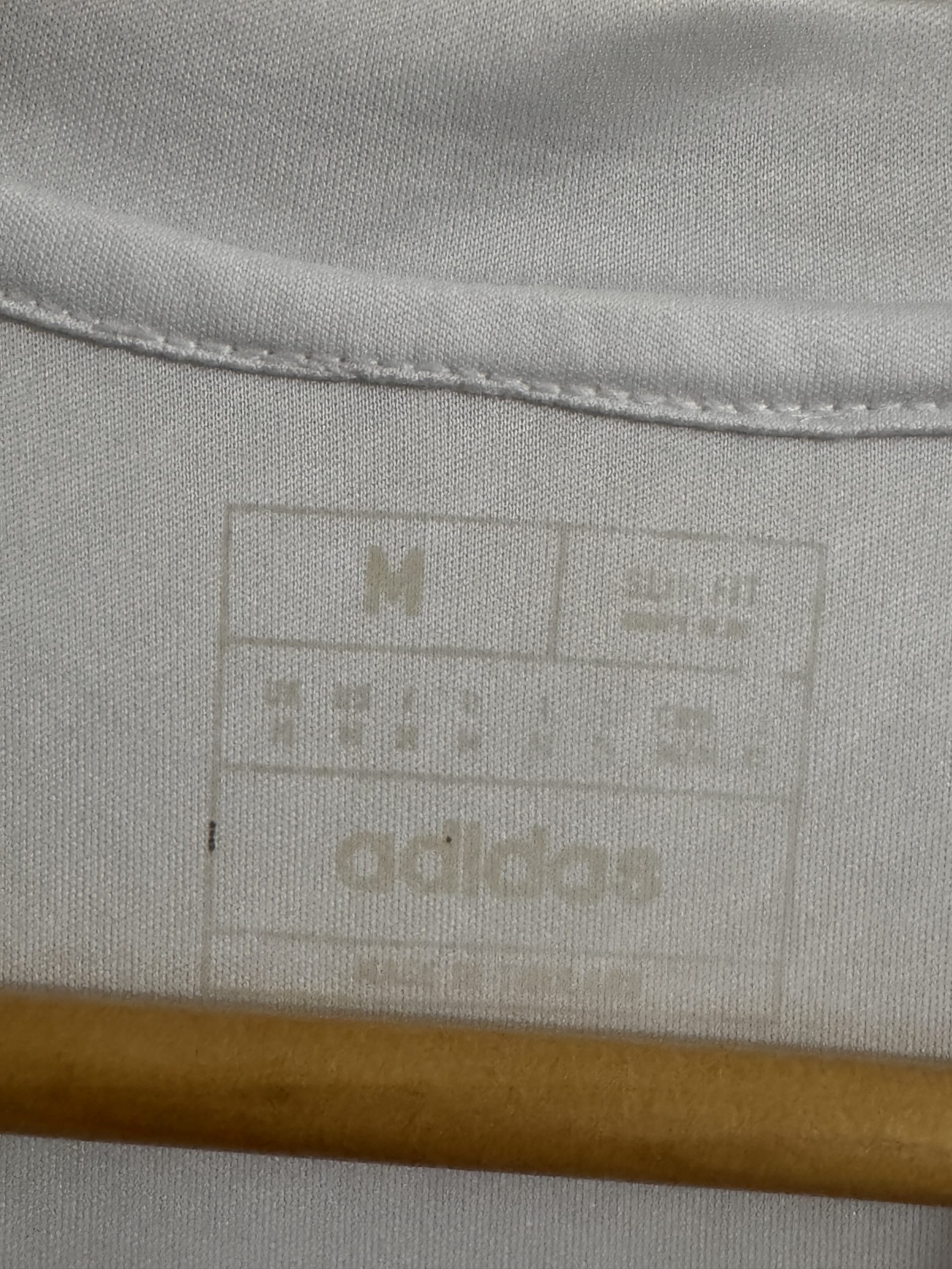 Adidas Real Madrid White Football Shirt Medium - 3038 image 5