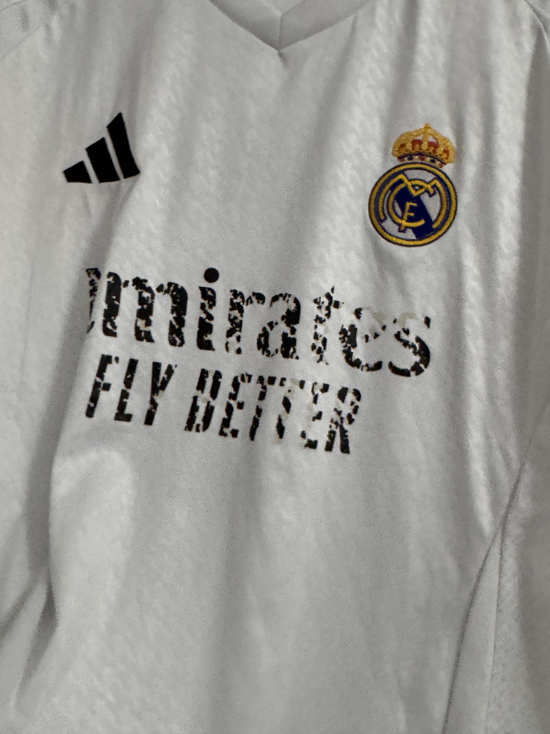 Adidas Real Madrid White Football Shirt Medium - 3038 image 7