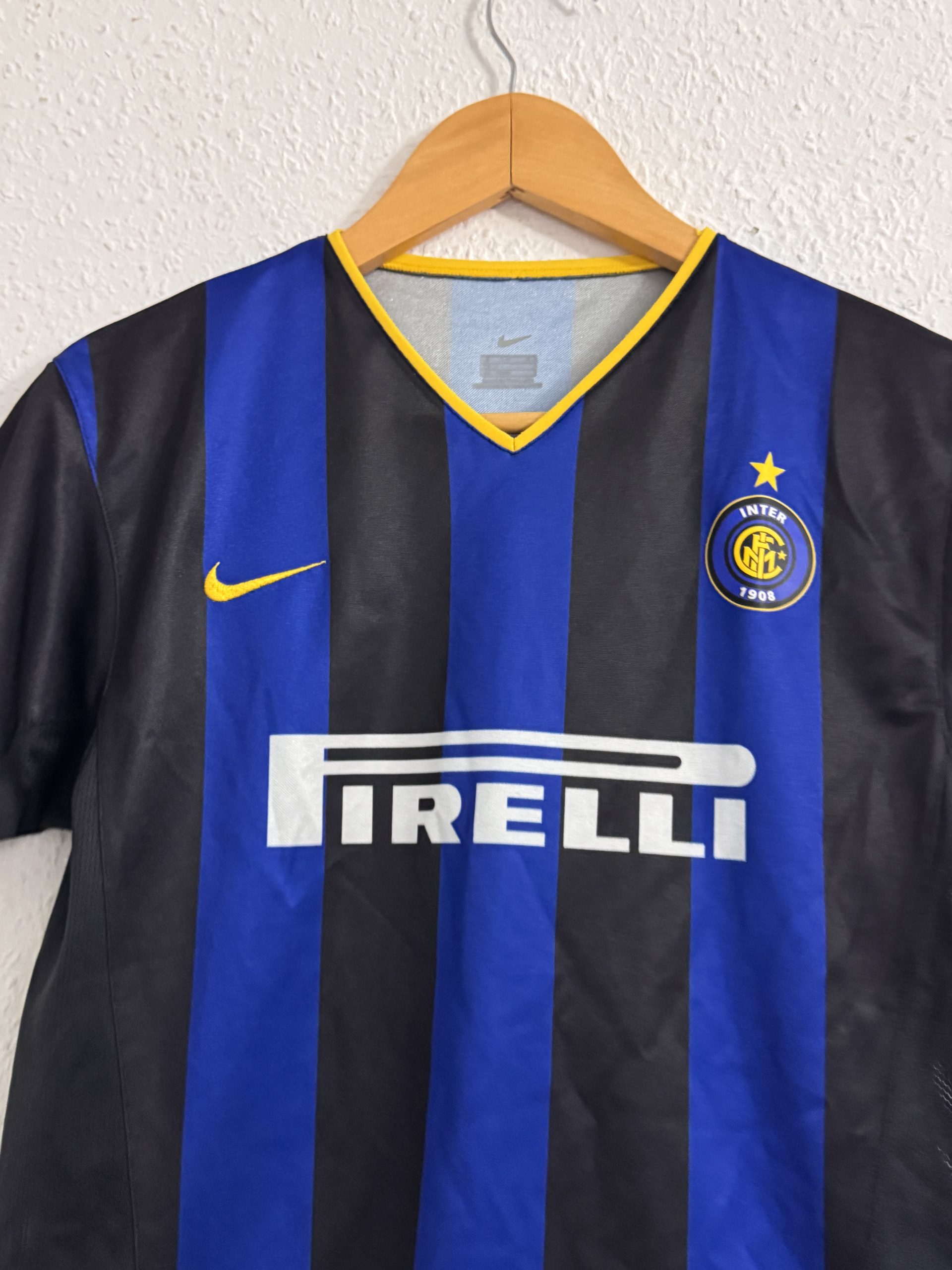Nike Men's Blue & Black Inter Milan Football Jersey Large 3037 image 2