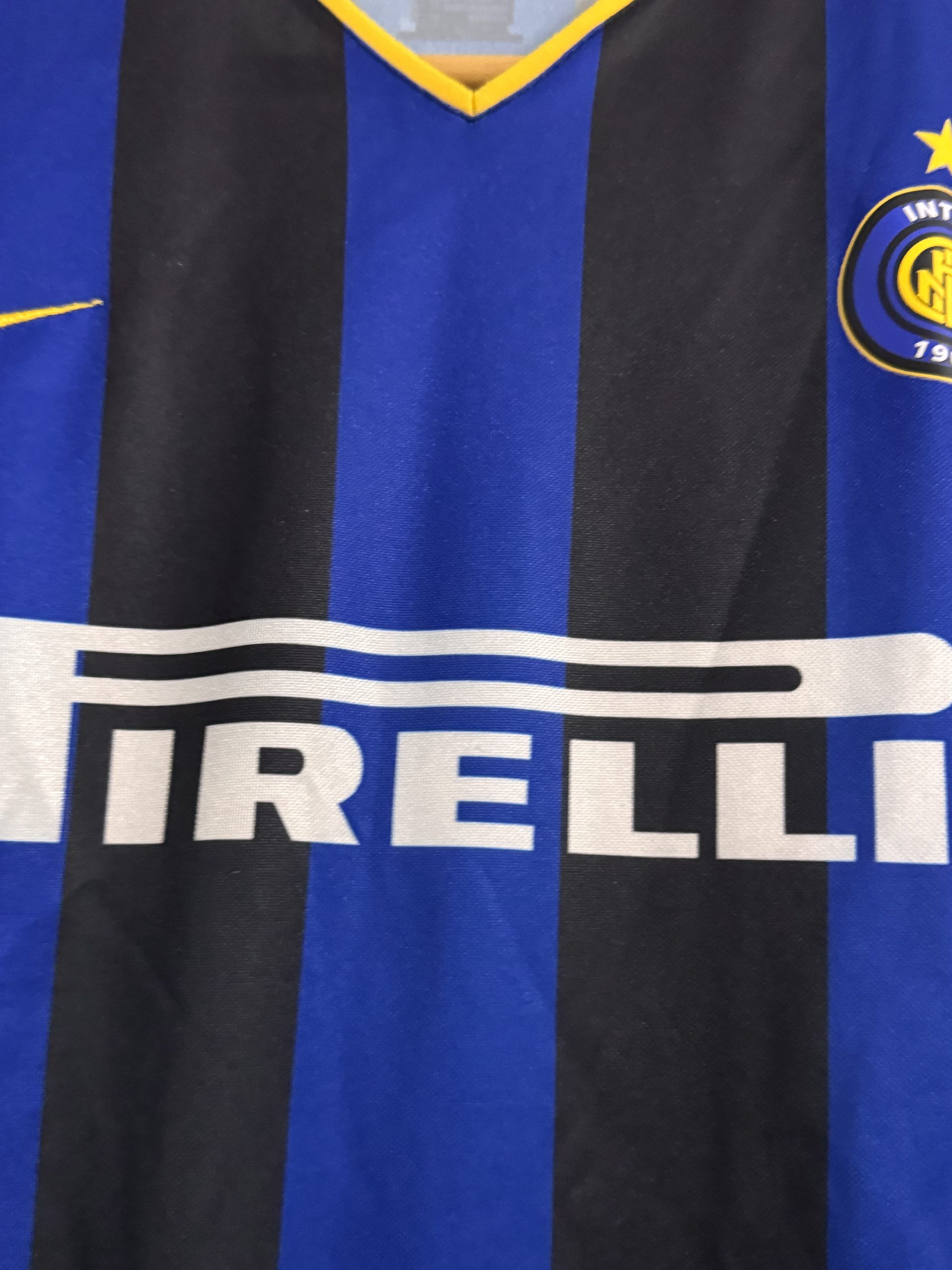 Nike Men's Blue & Black Inter Milan Football Jersey Large 3037 image 4