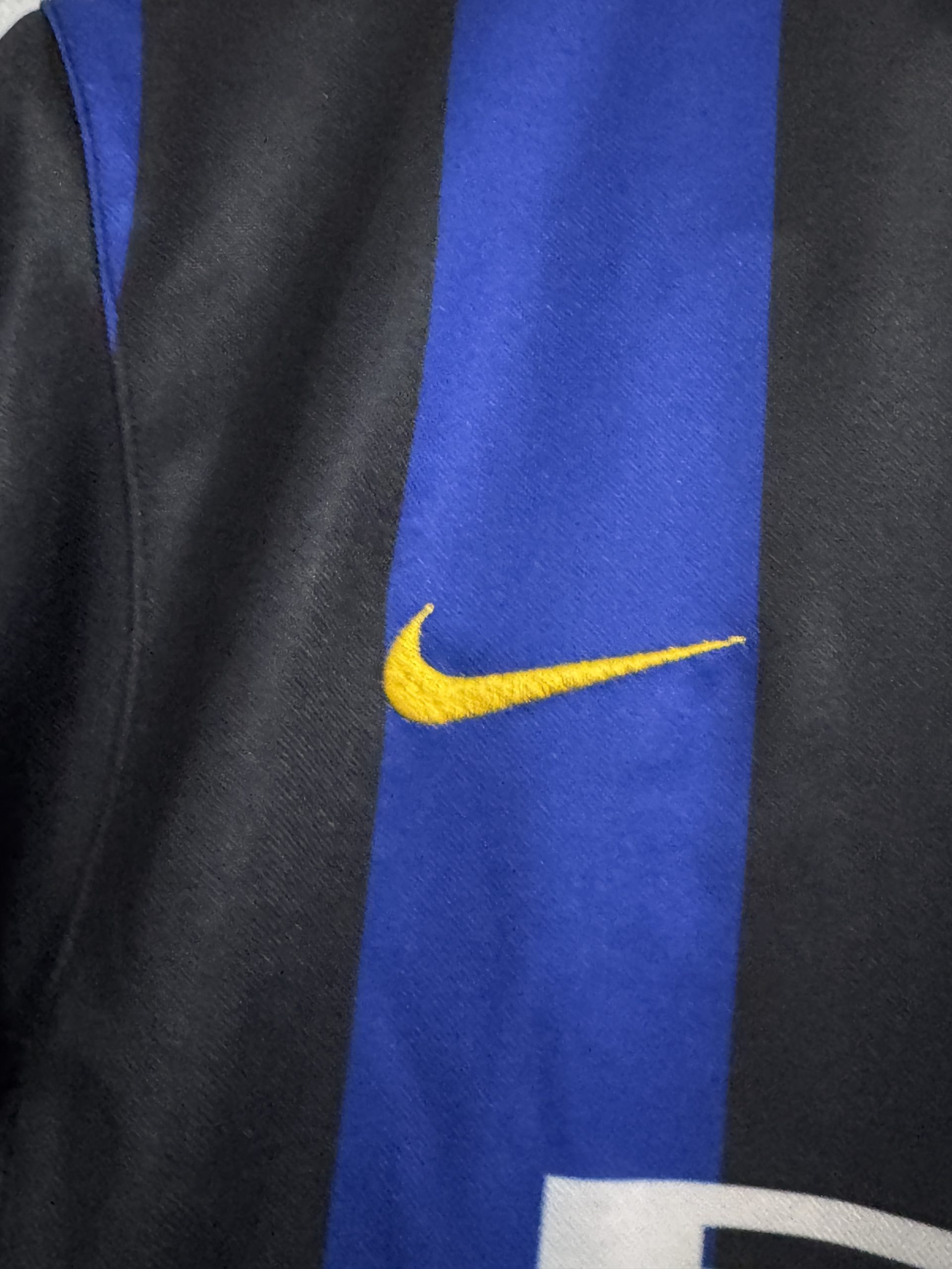 Nike Men's Blue & Black Inter Milan Football Jersey Large 3037 image 5