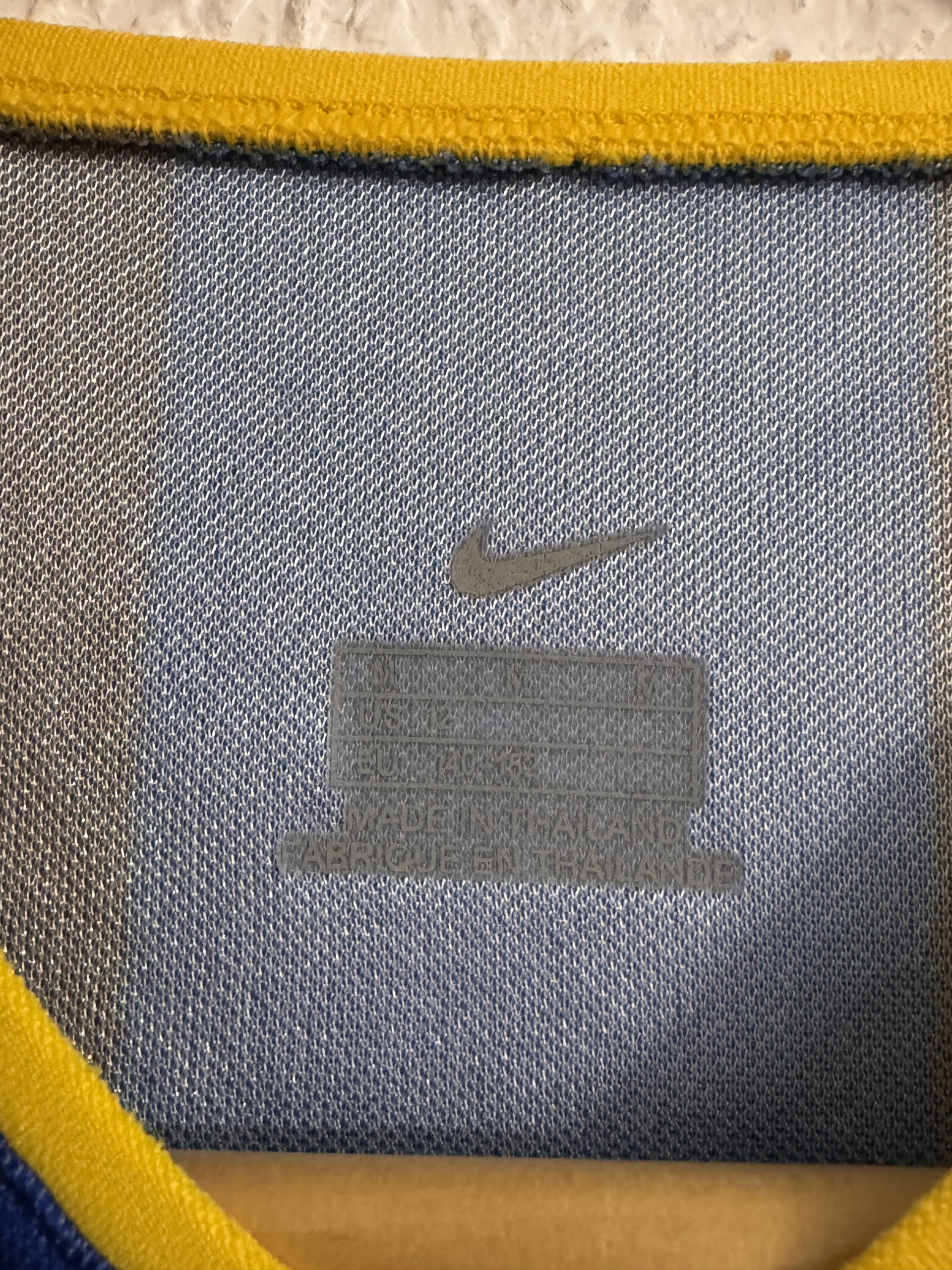 Nike Men's Blue & Black Inter Milan Football Jersey Large 3037 image 6