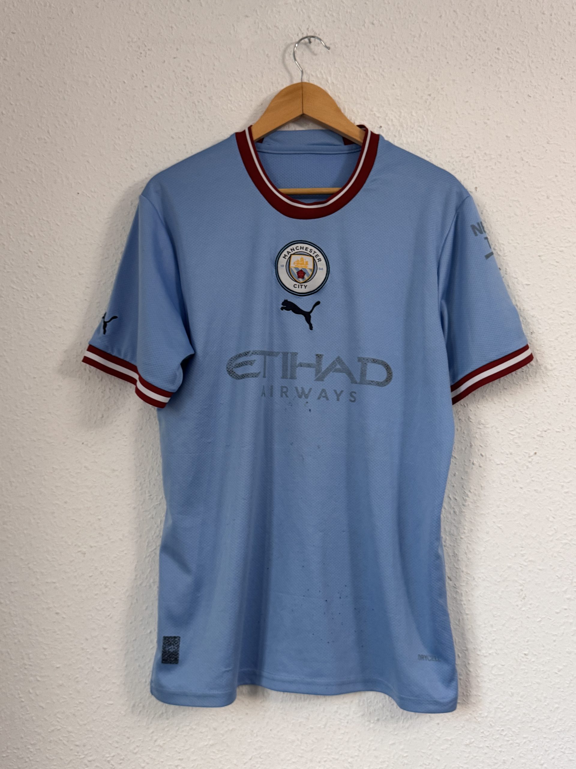 Puma Men's Blue Manchester City Football Jersey Medium 3033