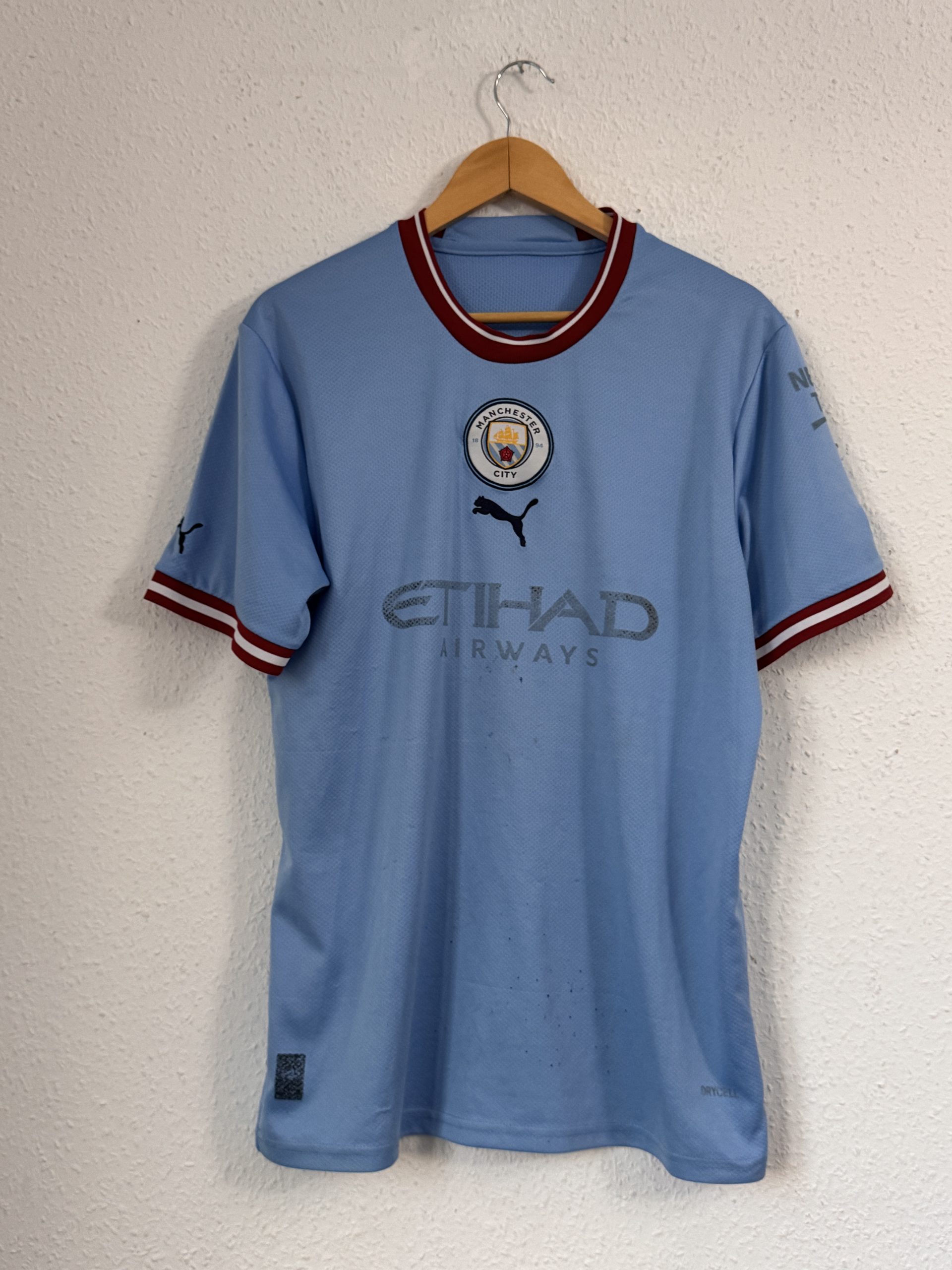 Puma Men's Blue Manchester City Football Jersey Medium 3033 image 2