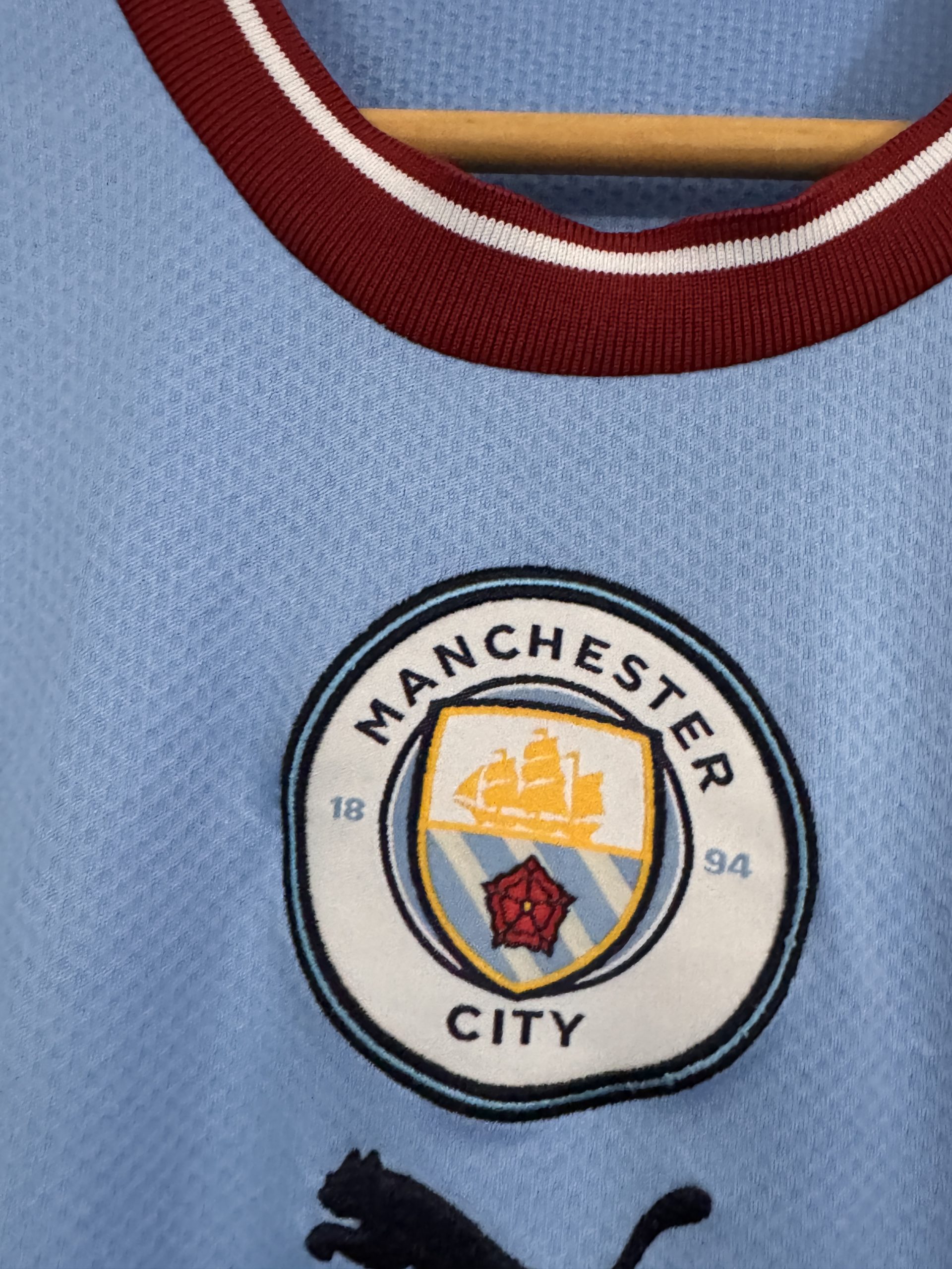Puma Men's Blue Manchester City Football Jersey Medium 3033 image 6