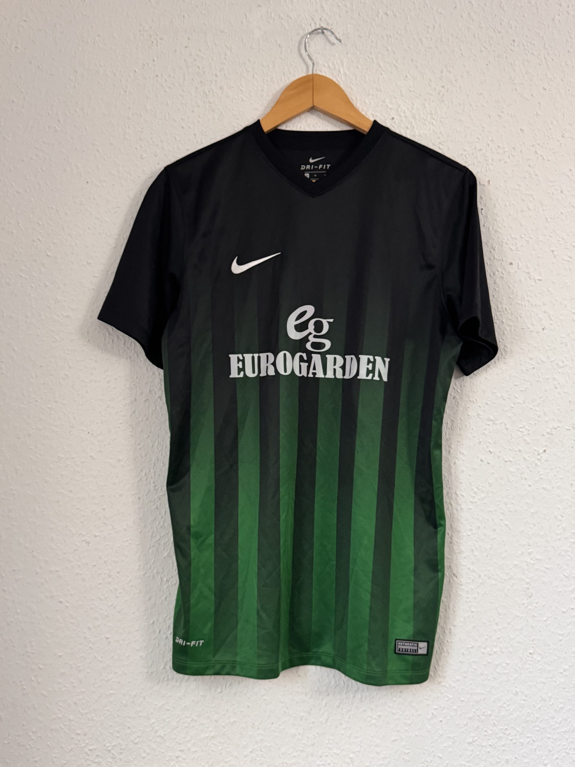 Nike Black & Green Eurogarden Football Jersey Large 3034 image 2