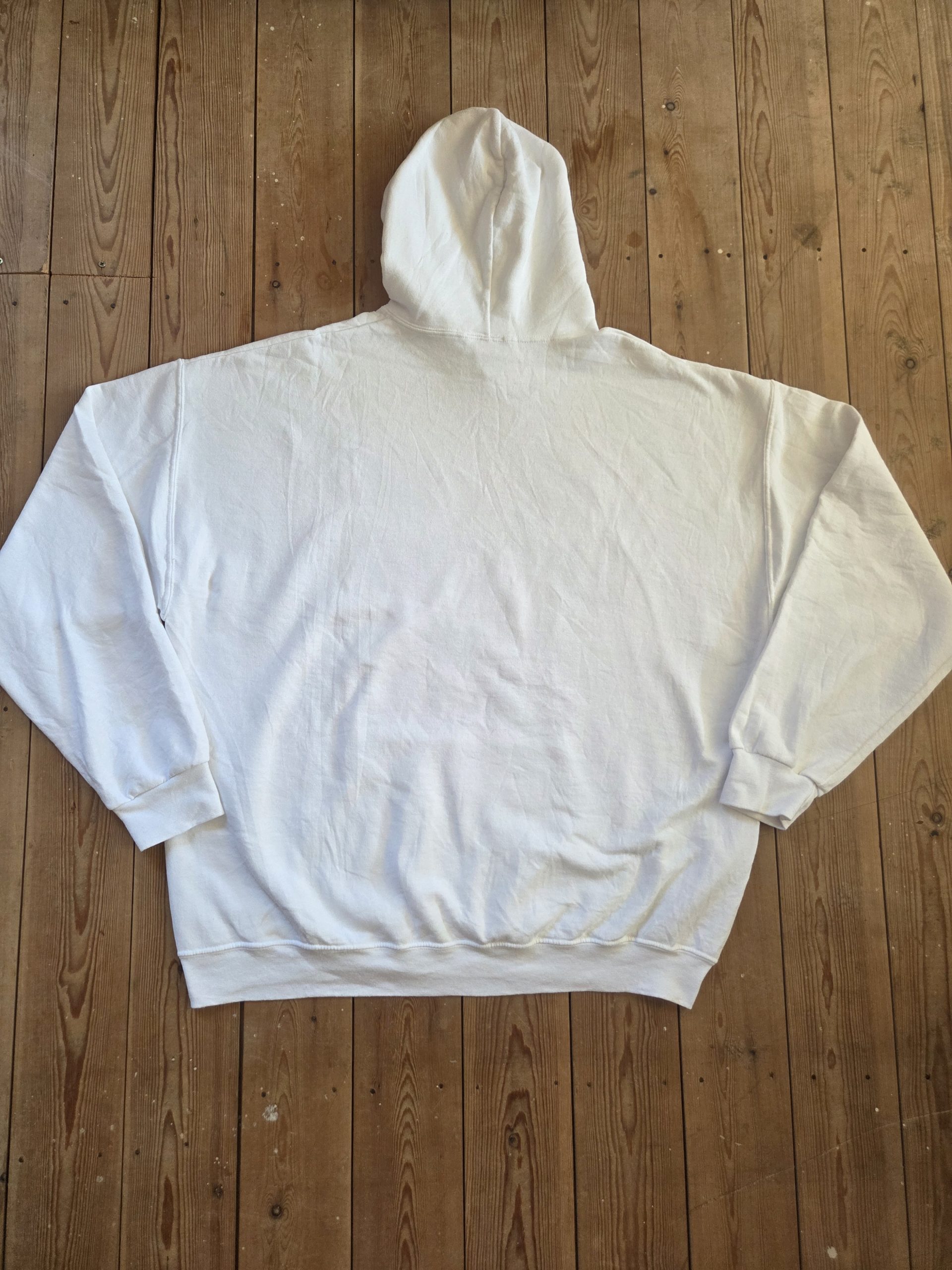 Official Disney Mickey Mouse White Graphic Pullover Hoodie Unisex Size 2XL image 2