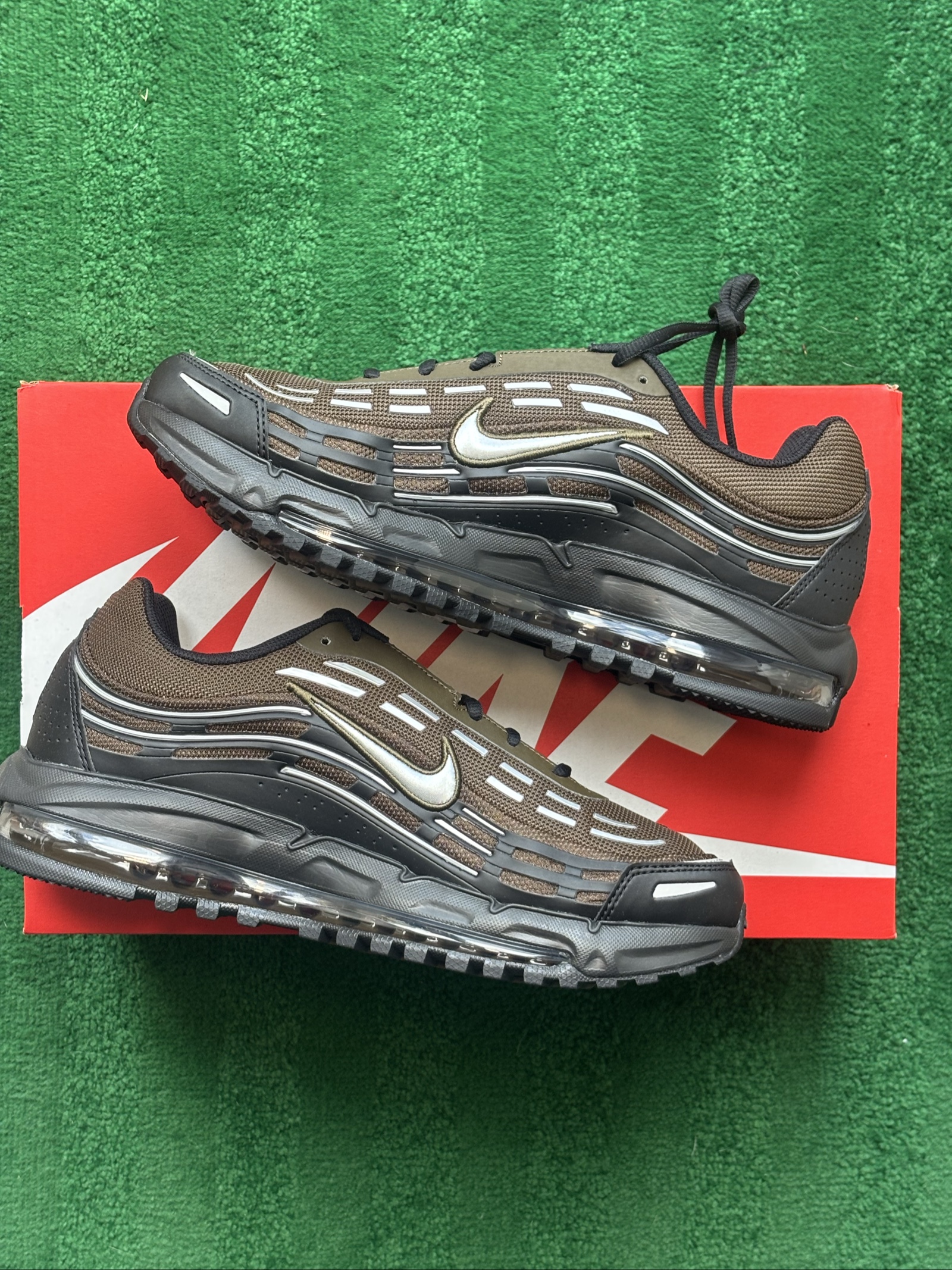 UK 10 Nike Air Max TL 2.5 | Dark Hazel Black Summit White Silver IQ0297-212 New image 2