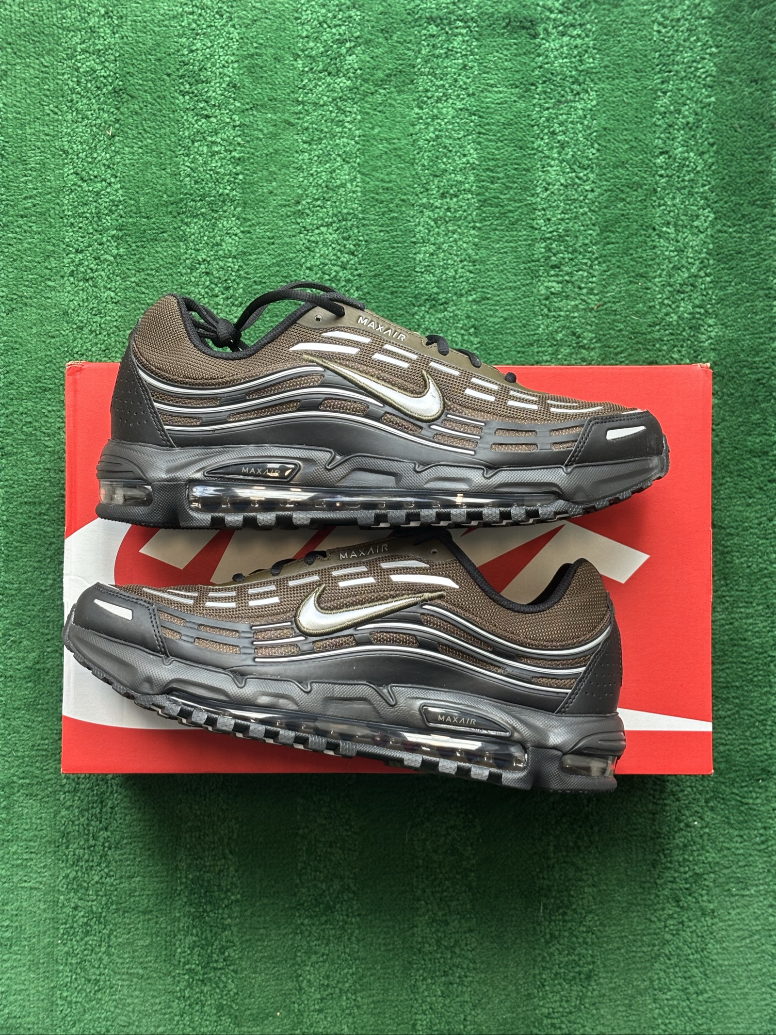 UK 11 Nike Air Max TL 2.5 | Dark Hazel Black Summit White Silver IQ0297-212 New