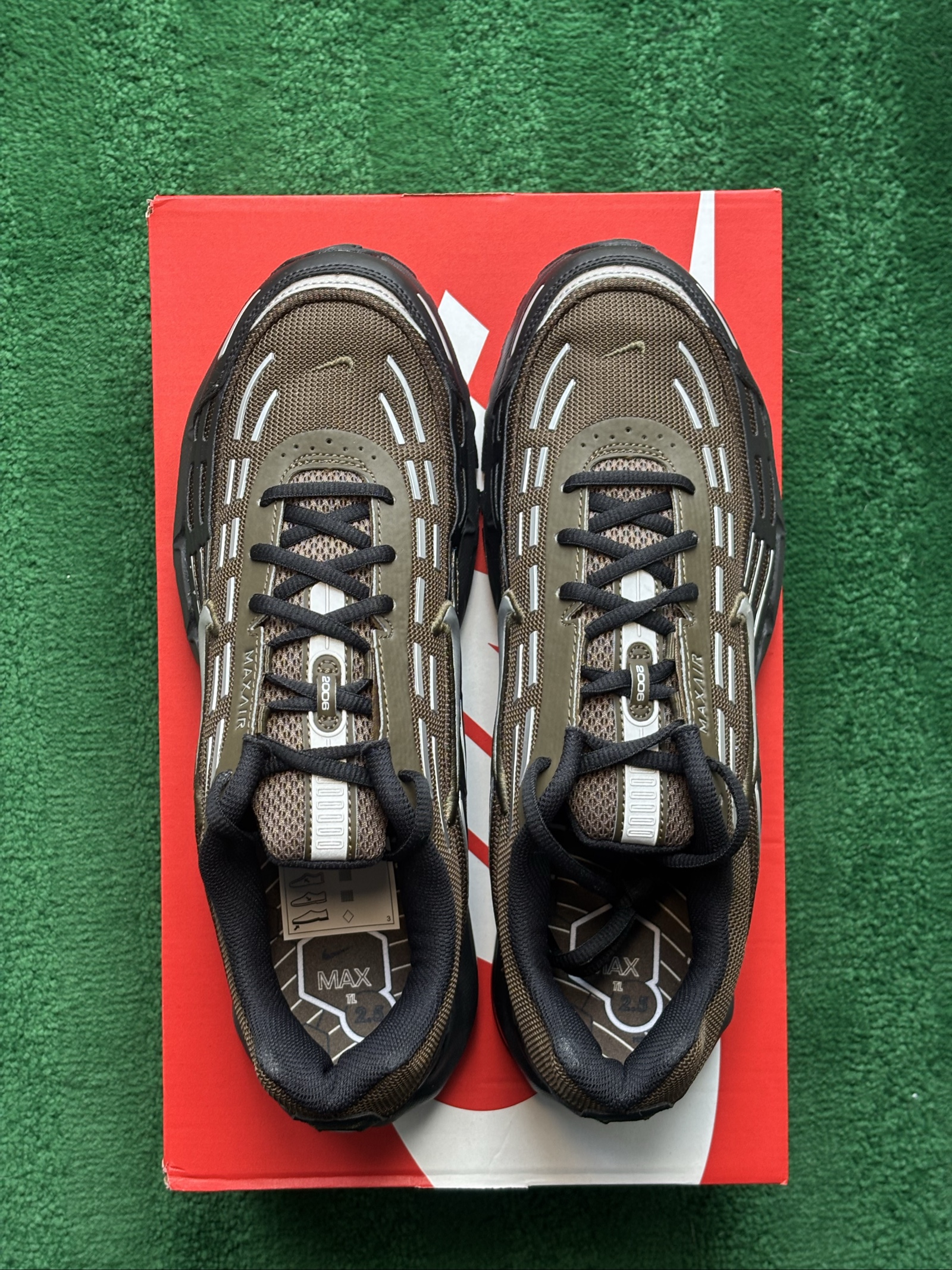 UK 11 Nike Air Max TL 2.5 | Dark Hazel Black Summit White Silver IQ0297-212 New image 3