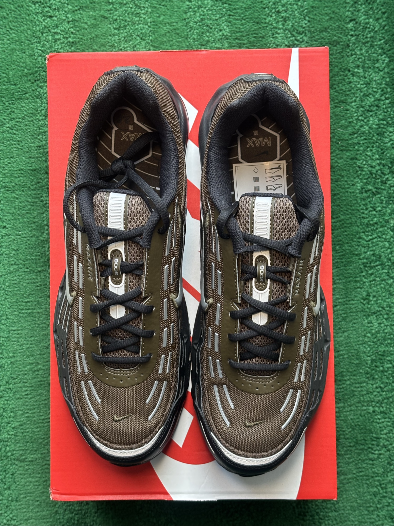 UK 11 Nike Air Max TL 2.5 | Dark Hazel Black Summit White Silver IQ0297-212 New image 4