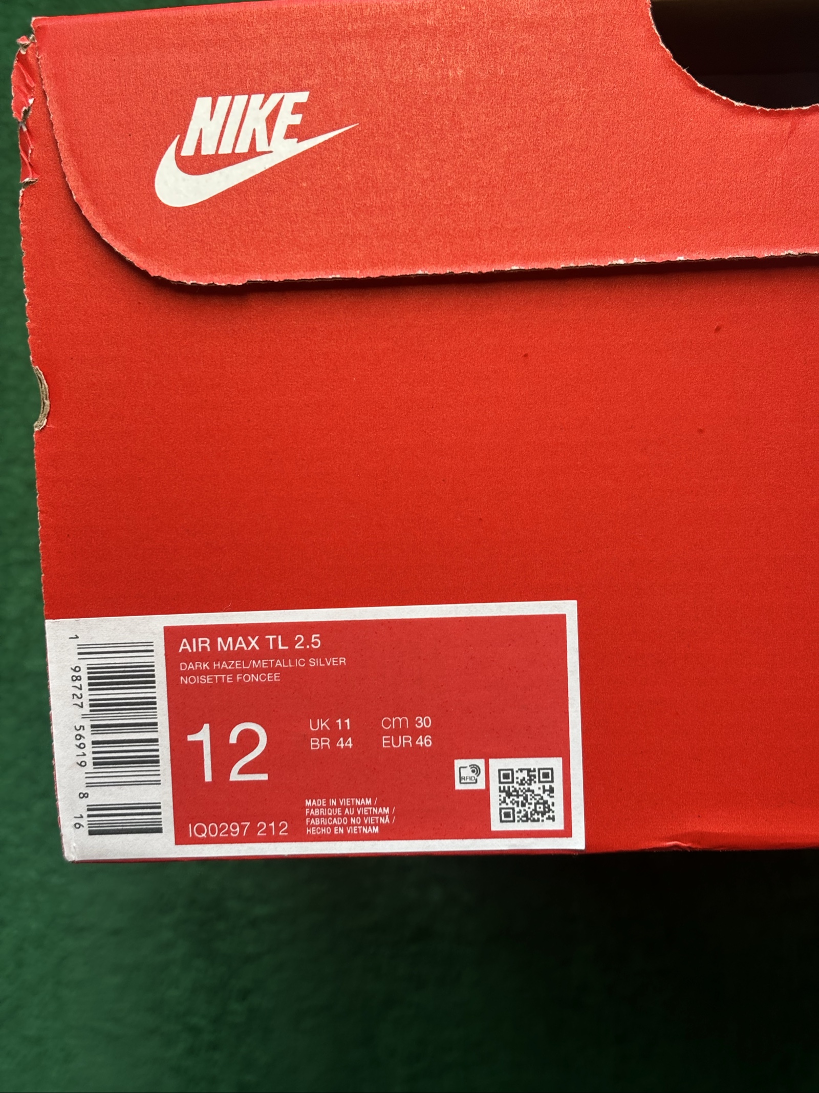 UK 11 Nike Air Max TL 2.5 | Dark Hazel Black Summit White Silver IQ0297-212 New image 6