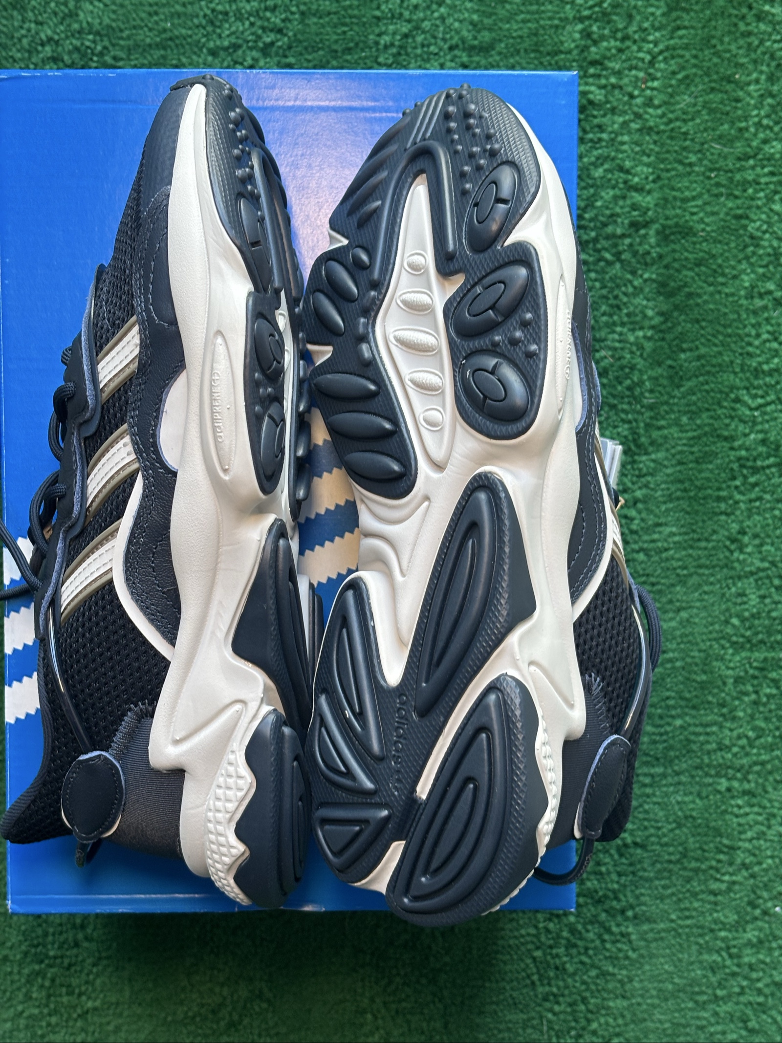 UK 5.5 Adidas Ozweego | Navy & White 758436 image 6