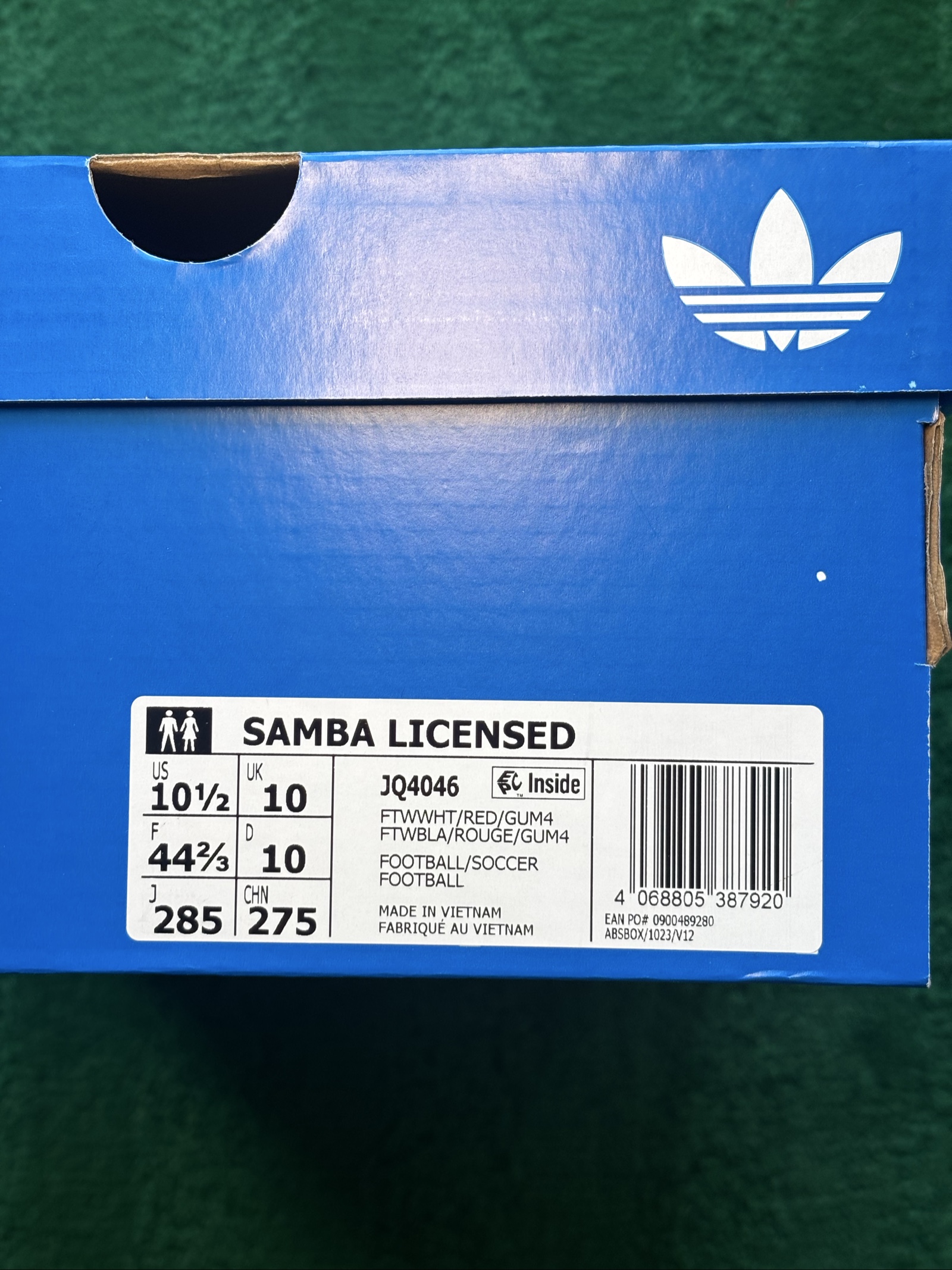 UK 10 adidas Samba x Nottingham Forest | White Red JQ4046 | New image 7