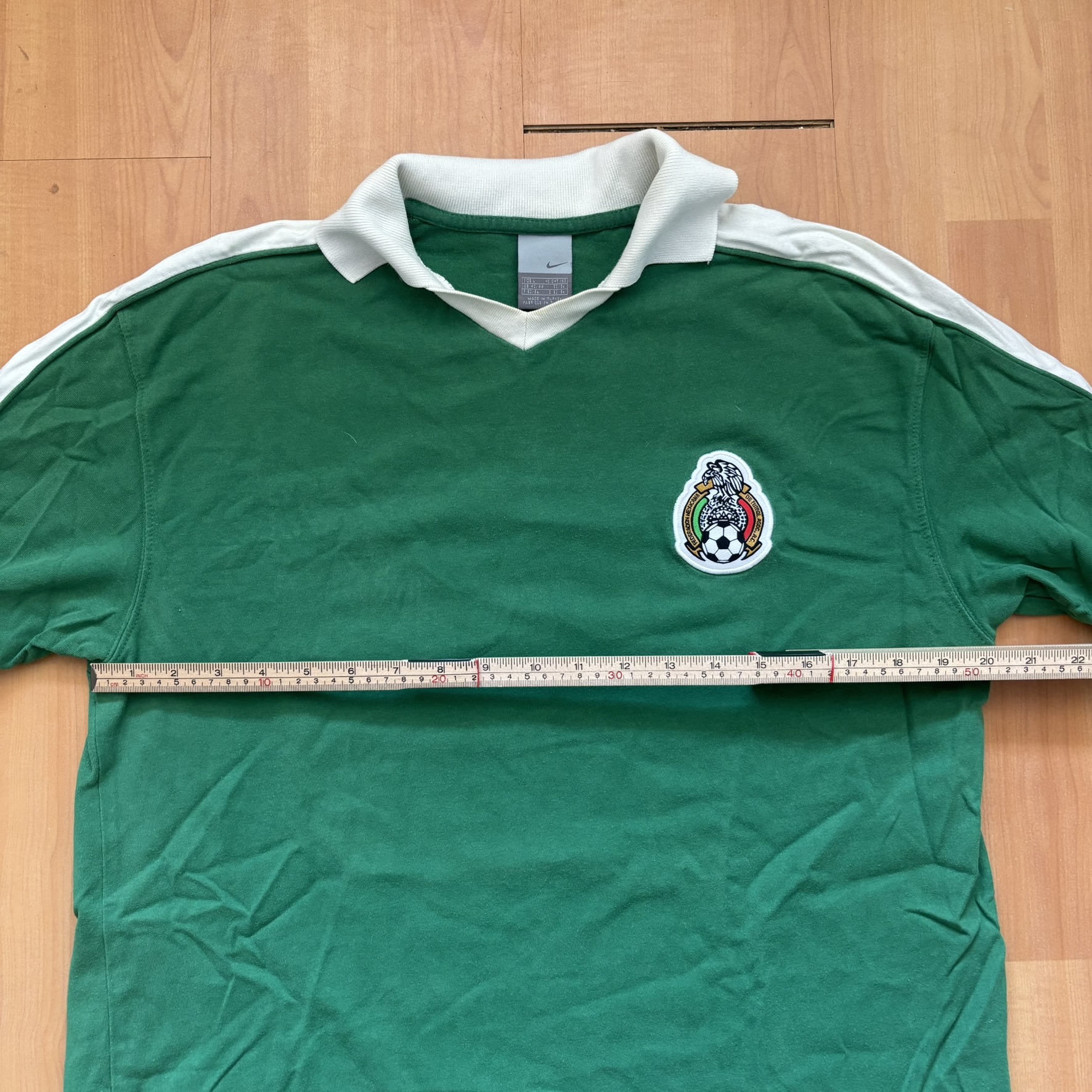 Vintage Nike Reproduction Mexico 1986 Collared Shirt image 5