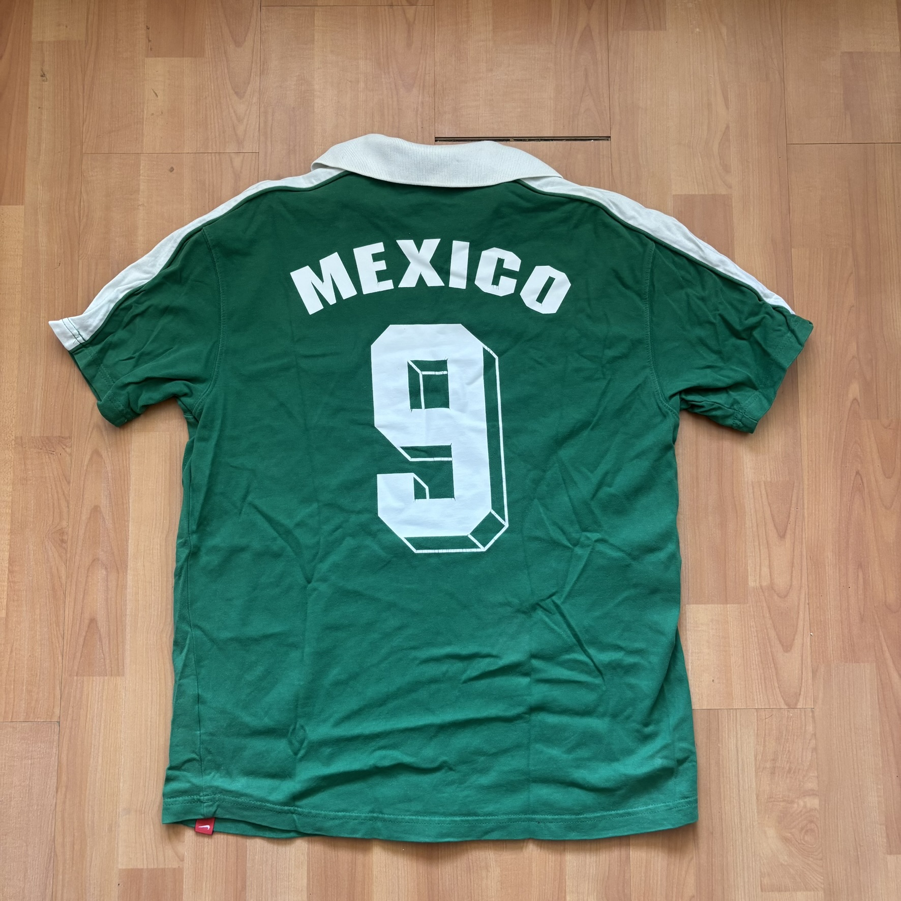 Vintage Nike Reproduction Mexico 1986 Collared Shirt image 7