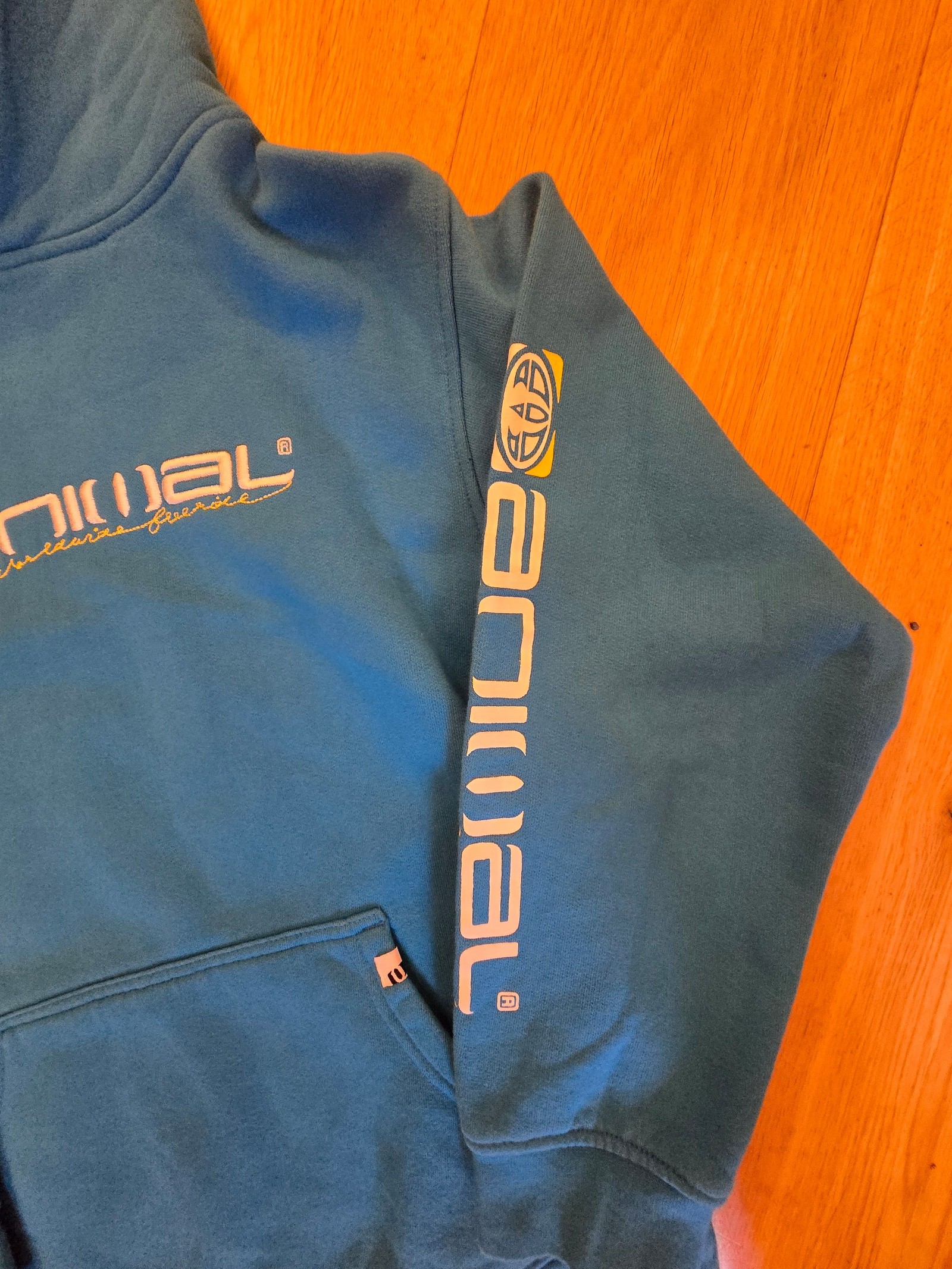 Animal Boys Blue Hoodie Medium 11-12 Years image 3
