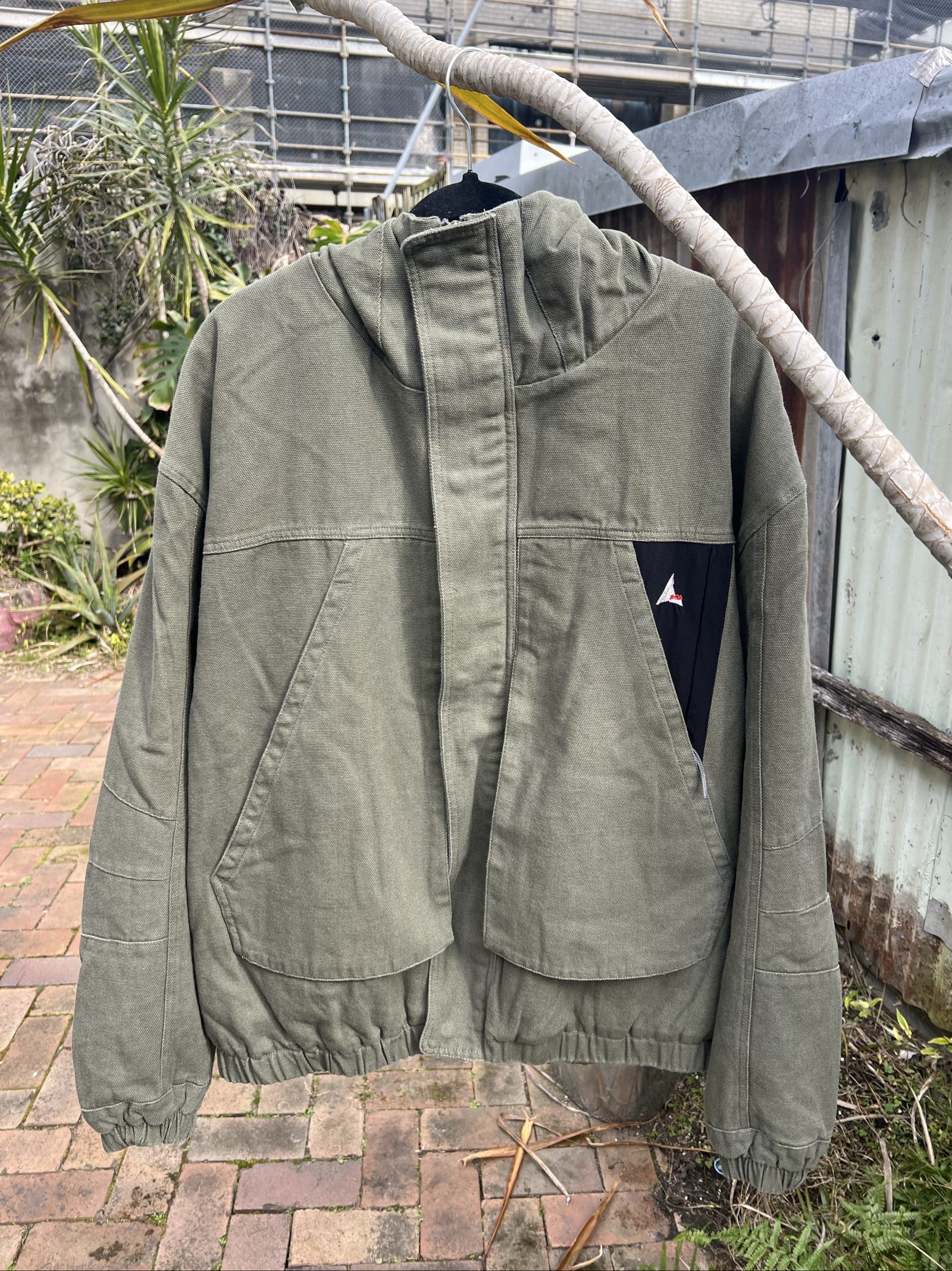 ROA Olive military canvas jacket image 2