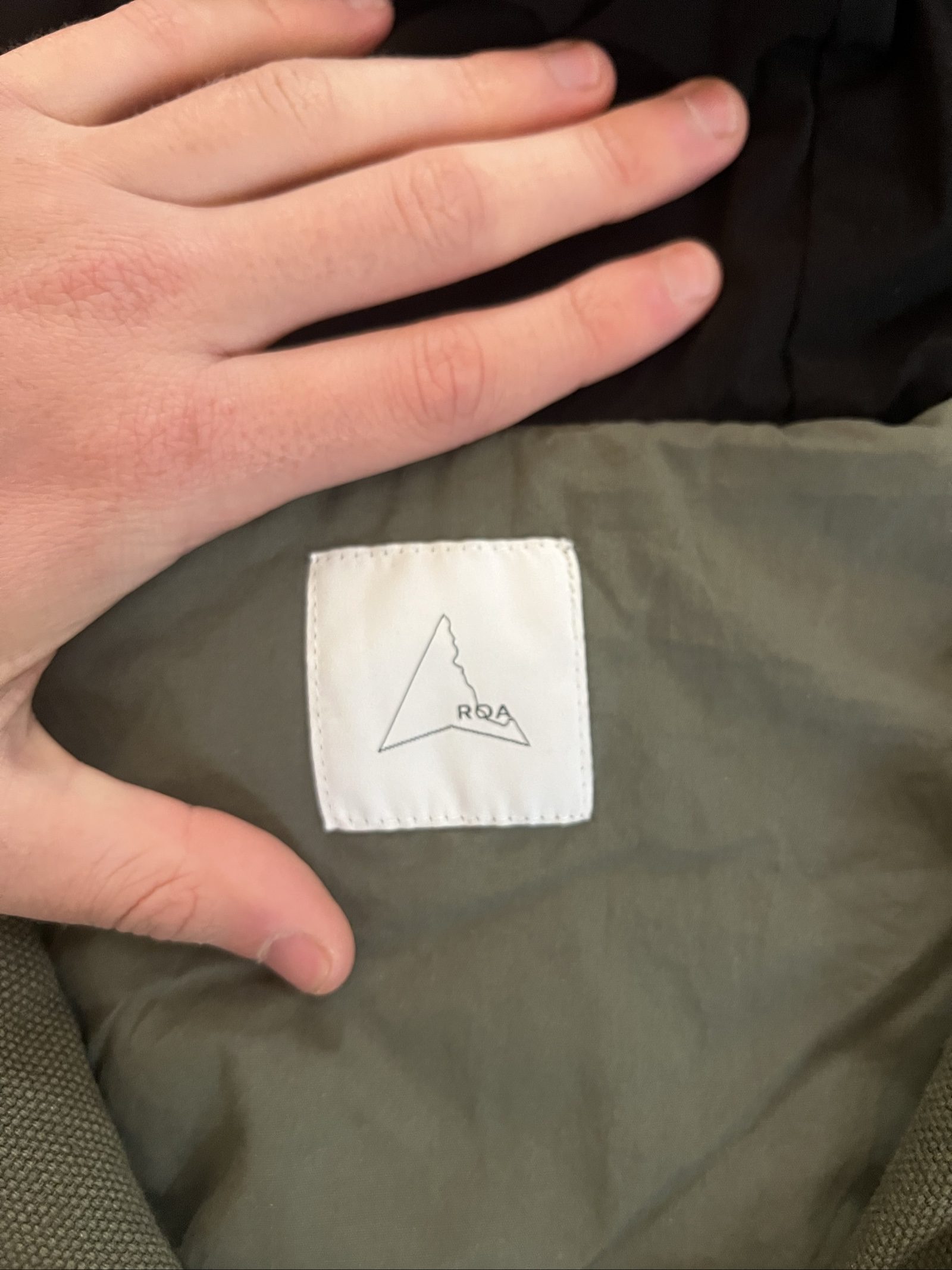 ROA Olive military canvas jacket image 4
